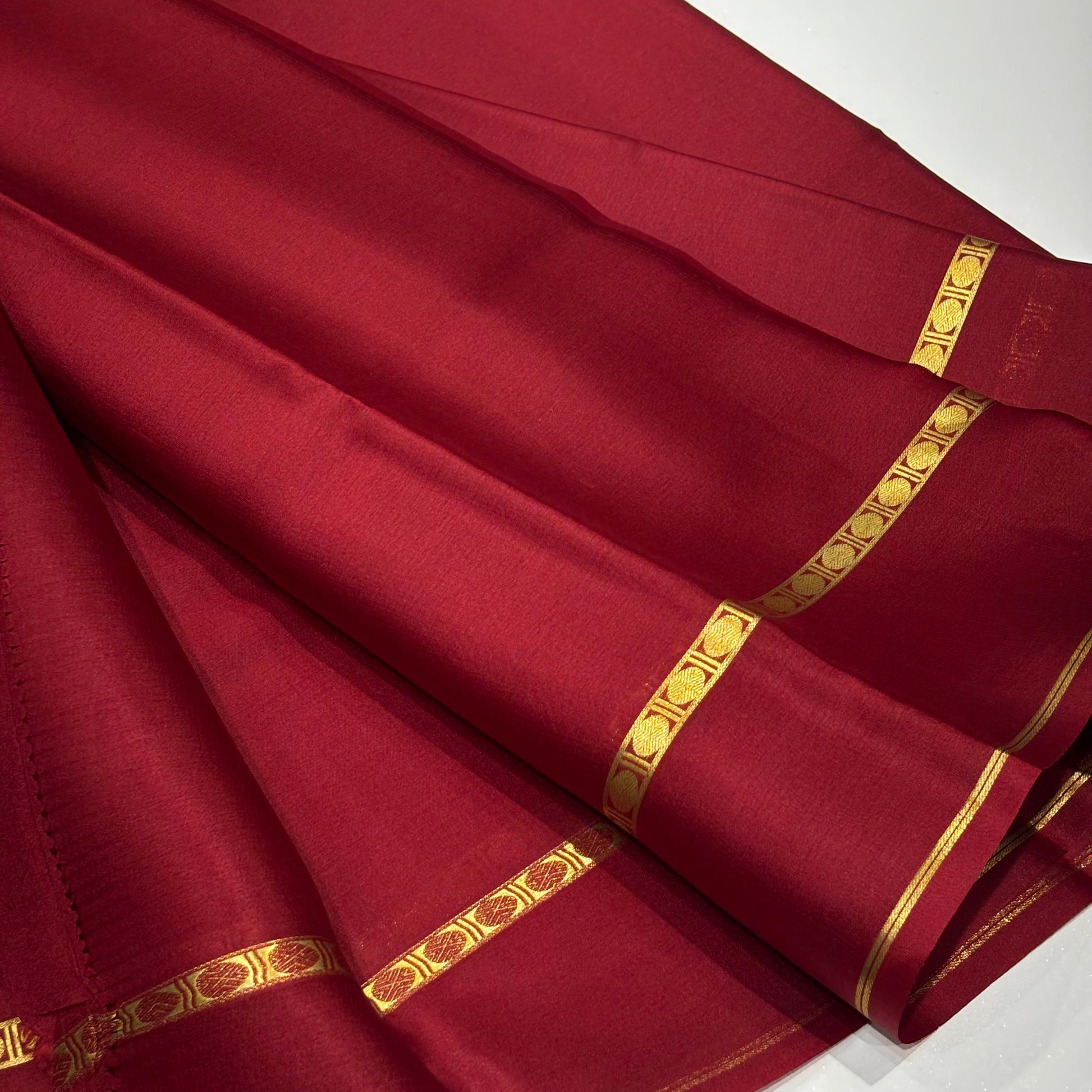 Pure Mysore Crepe Silk Saree