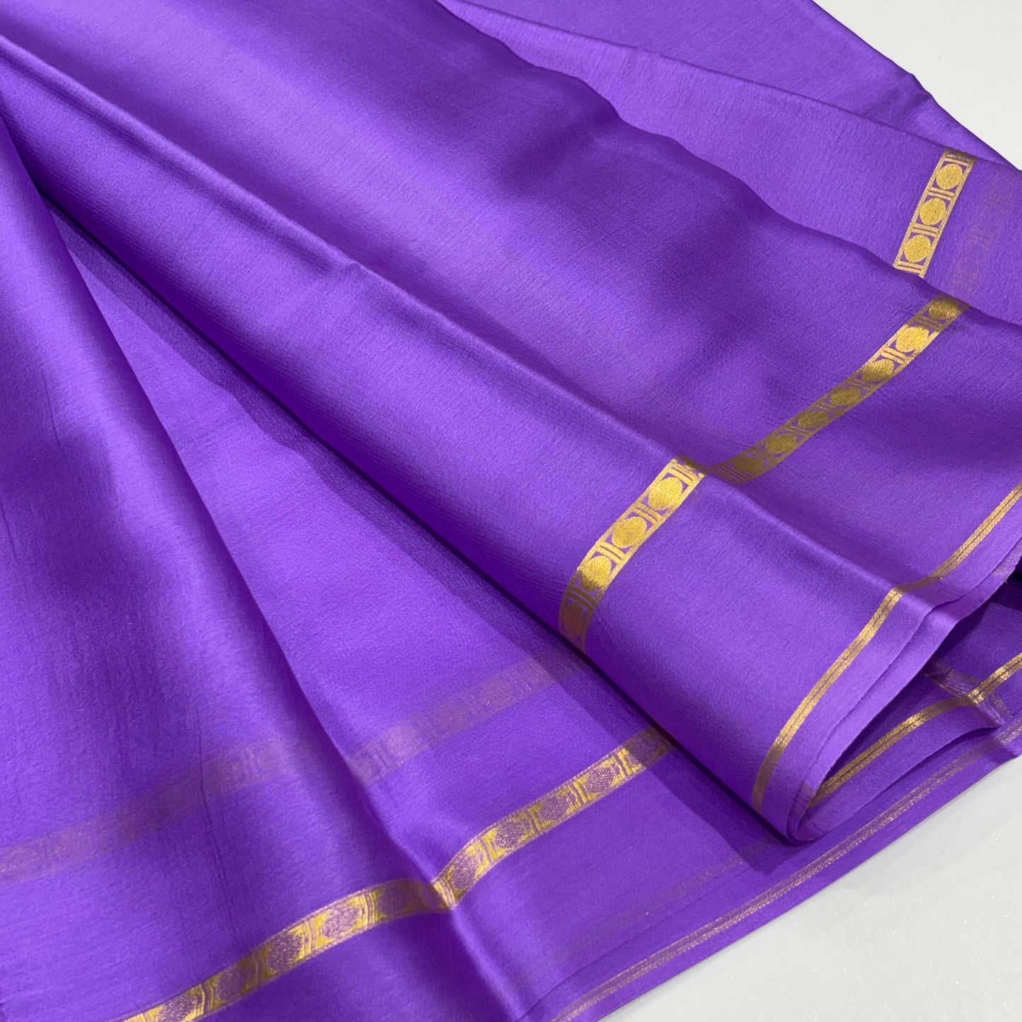 Pure Mysore Crepe Silk Saree