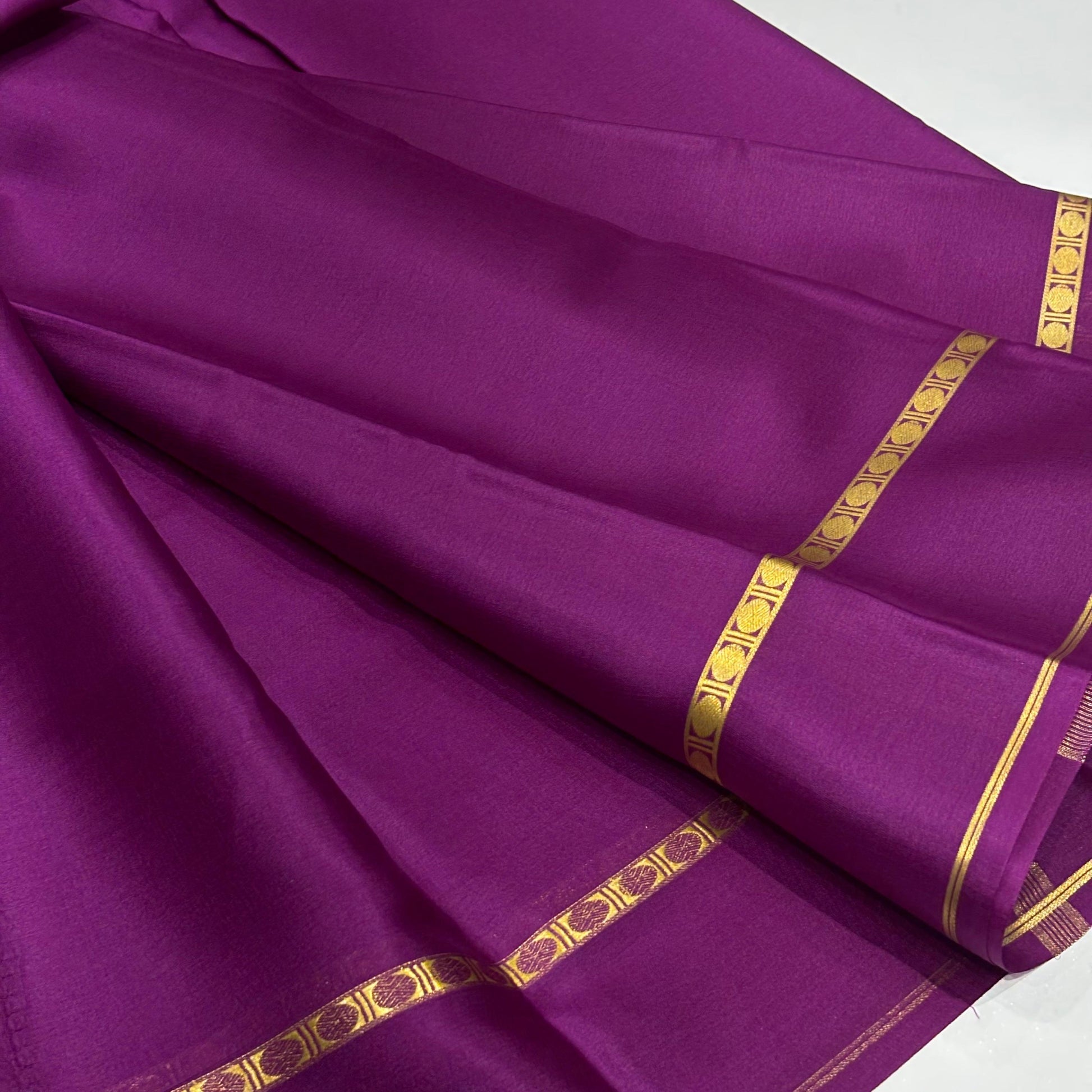 Pure Mysore Crepe Silk Saree
