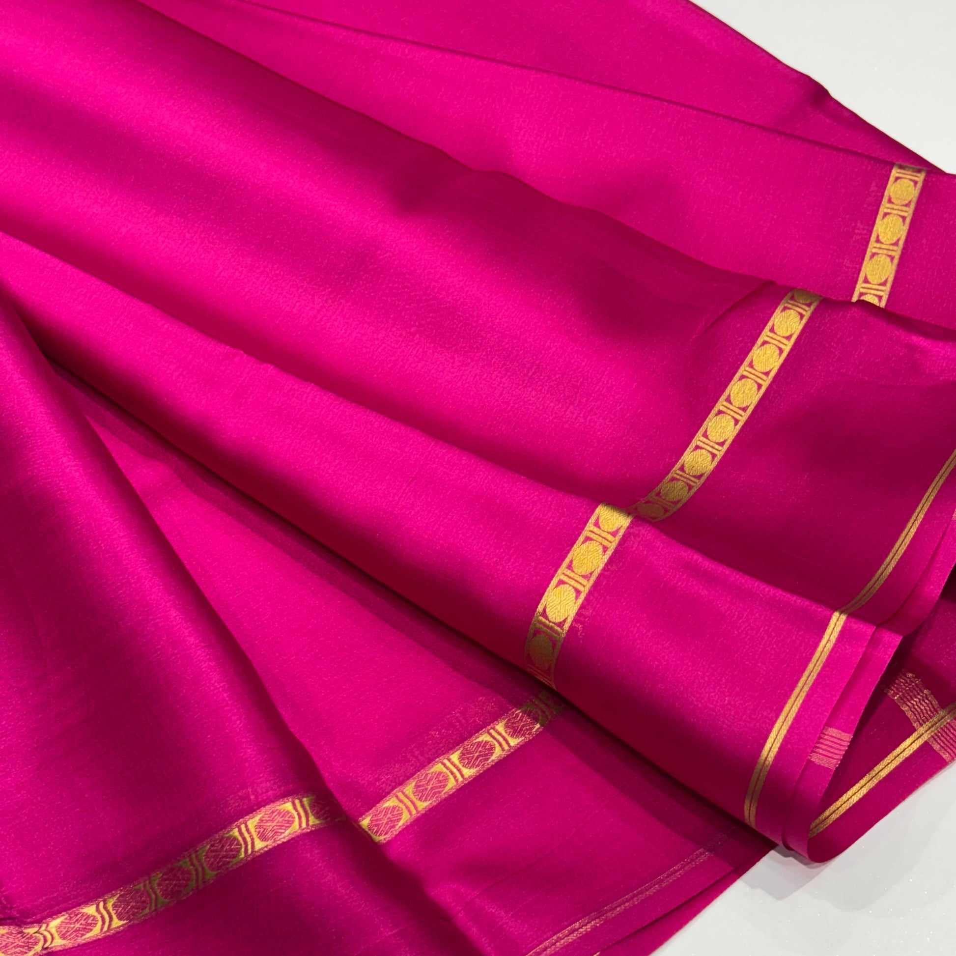 Pure Mysore Crepe Silk Saree