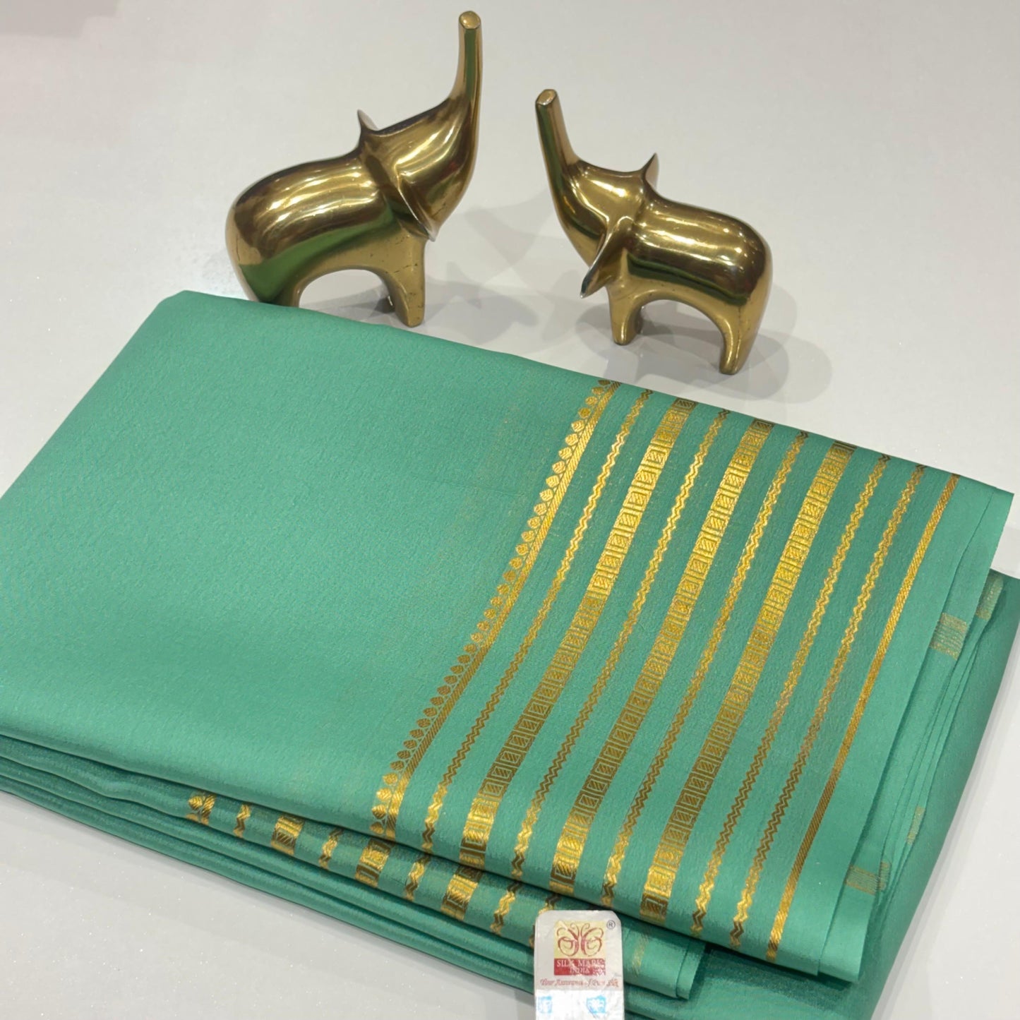 Pure Mysore Crepe Silk Saree