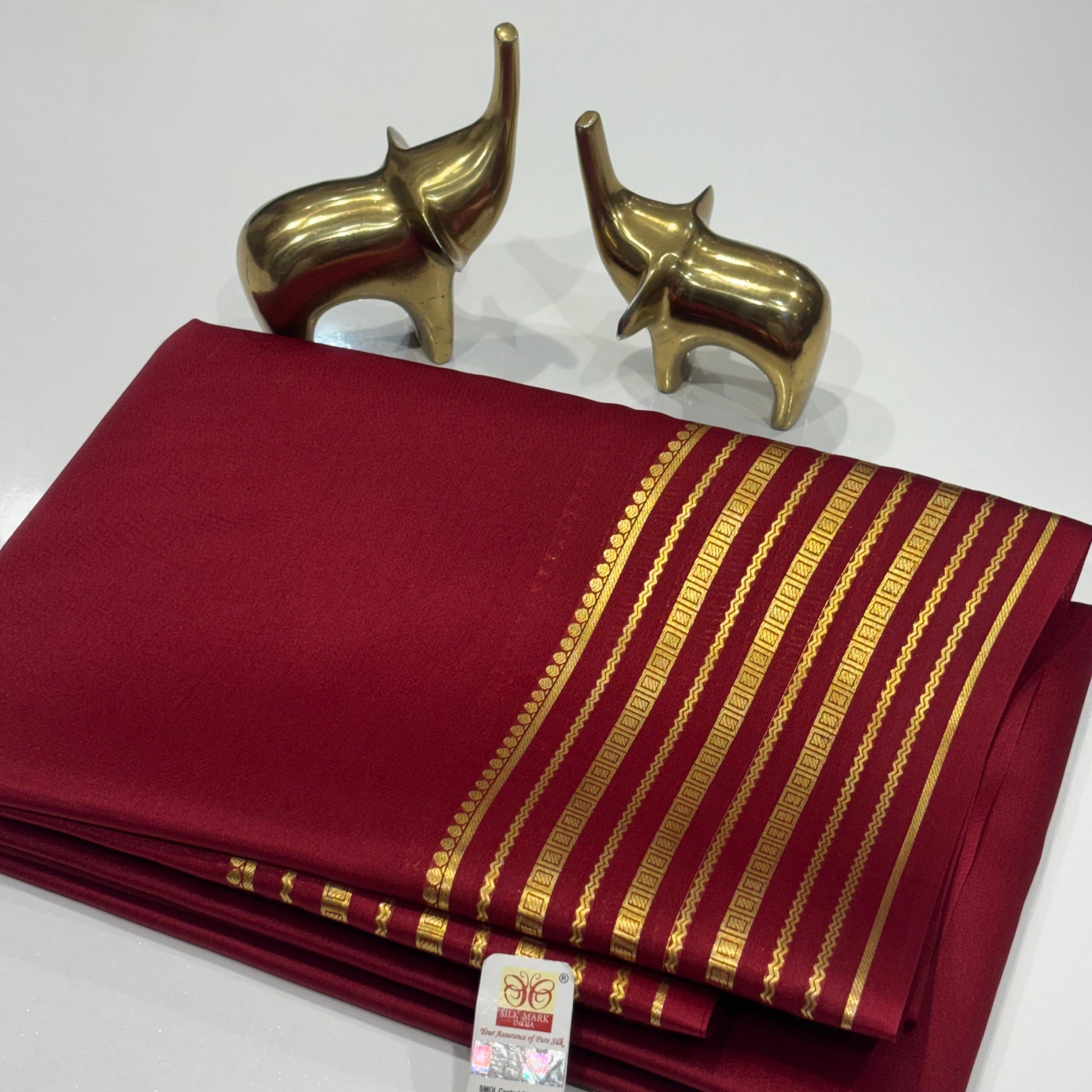 Pure Mysore Crepe Silk Saree