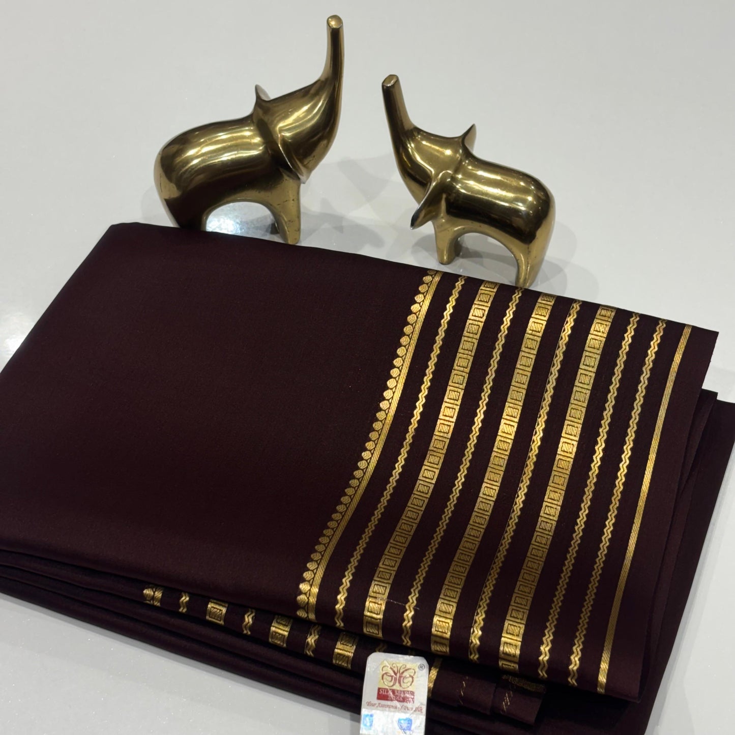 Pure Mysore Crepe Silk Saree