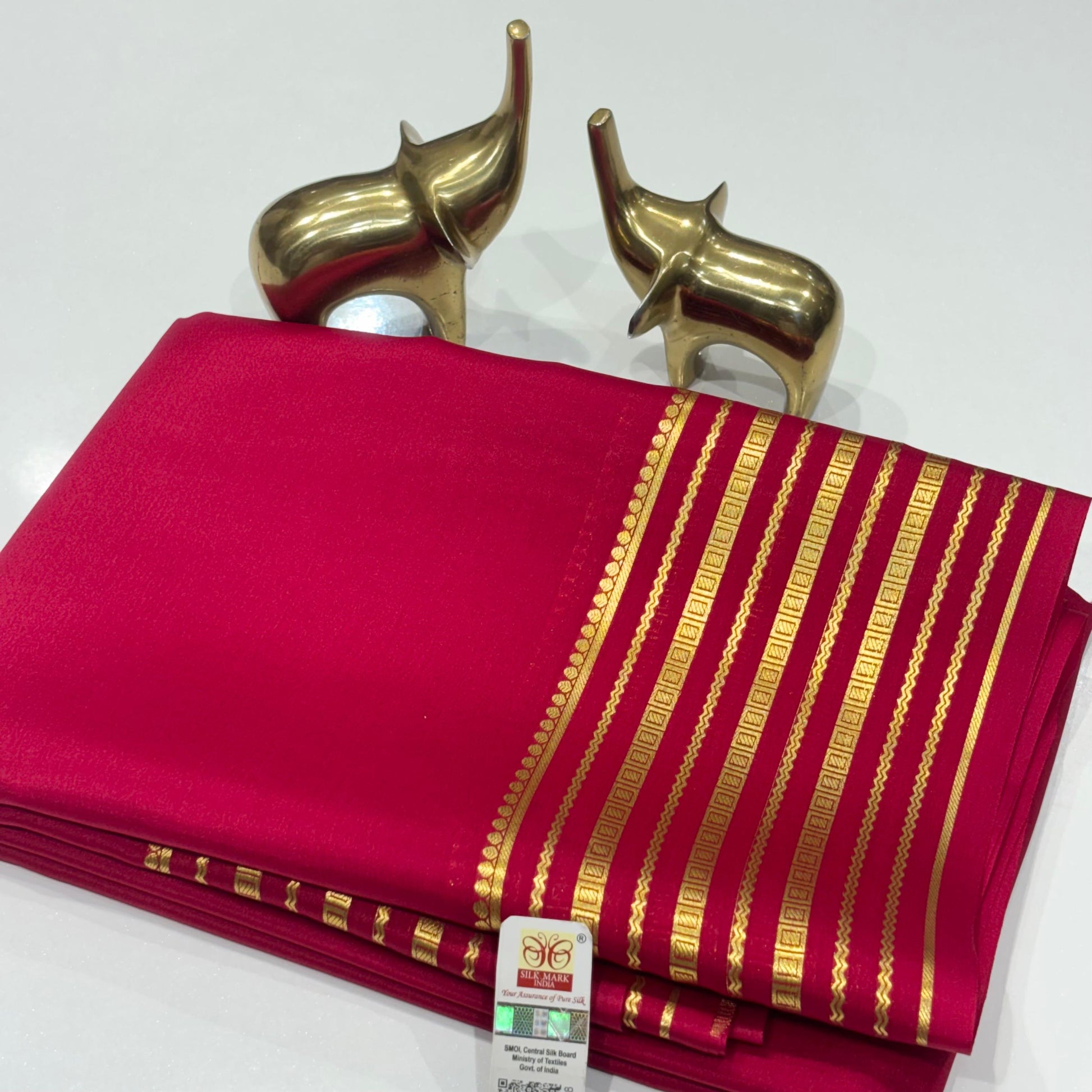 Pure Mysore Crepe Silk Saree