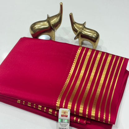 Pure Mysore Crepe Silk Saree