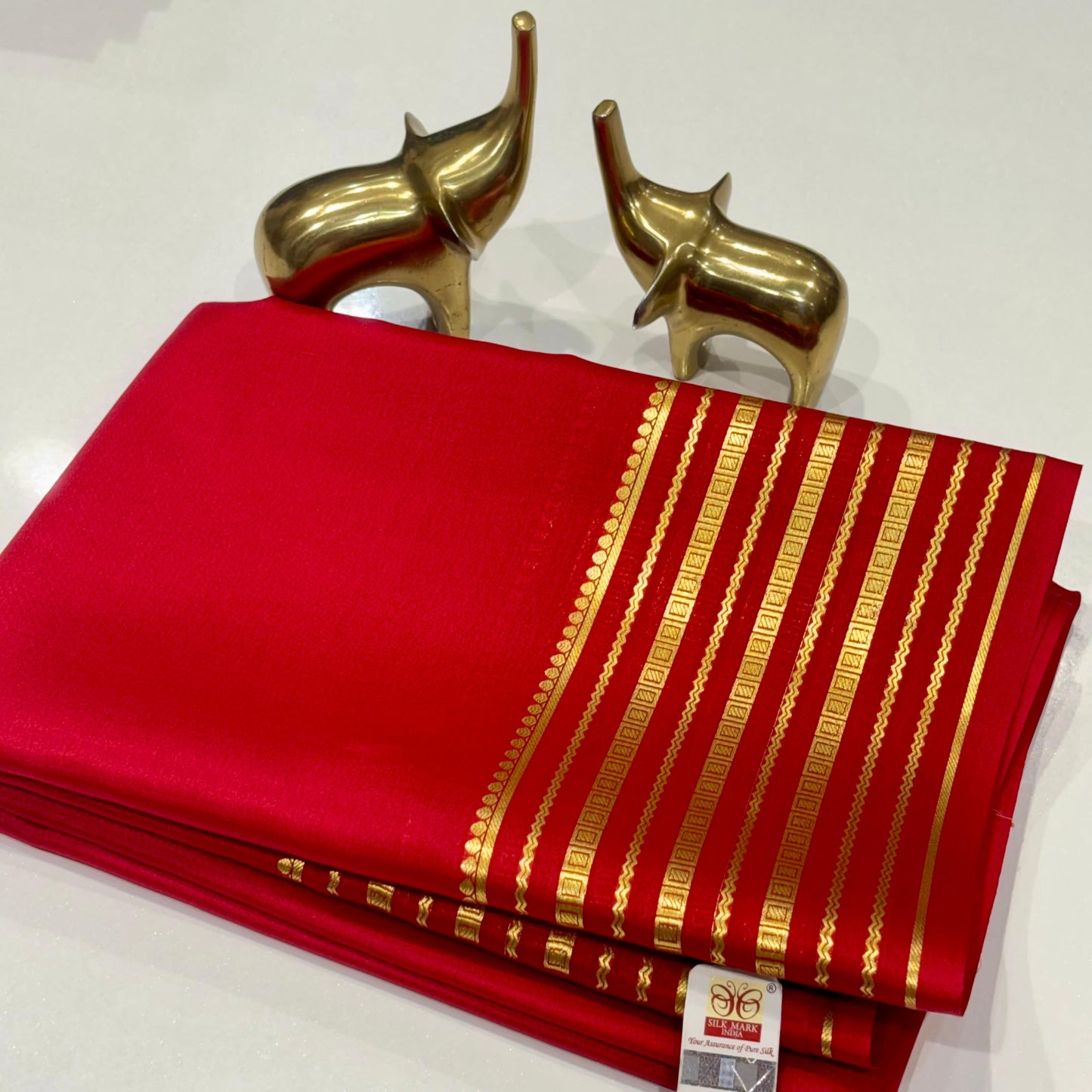 Pure Mysore Crepe Silk Saree