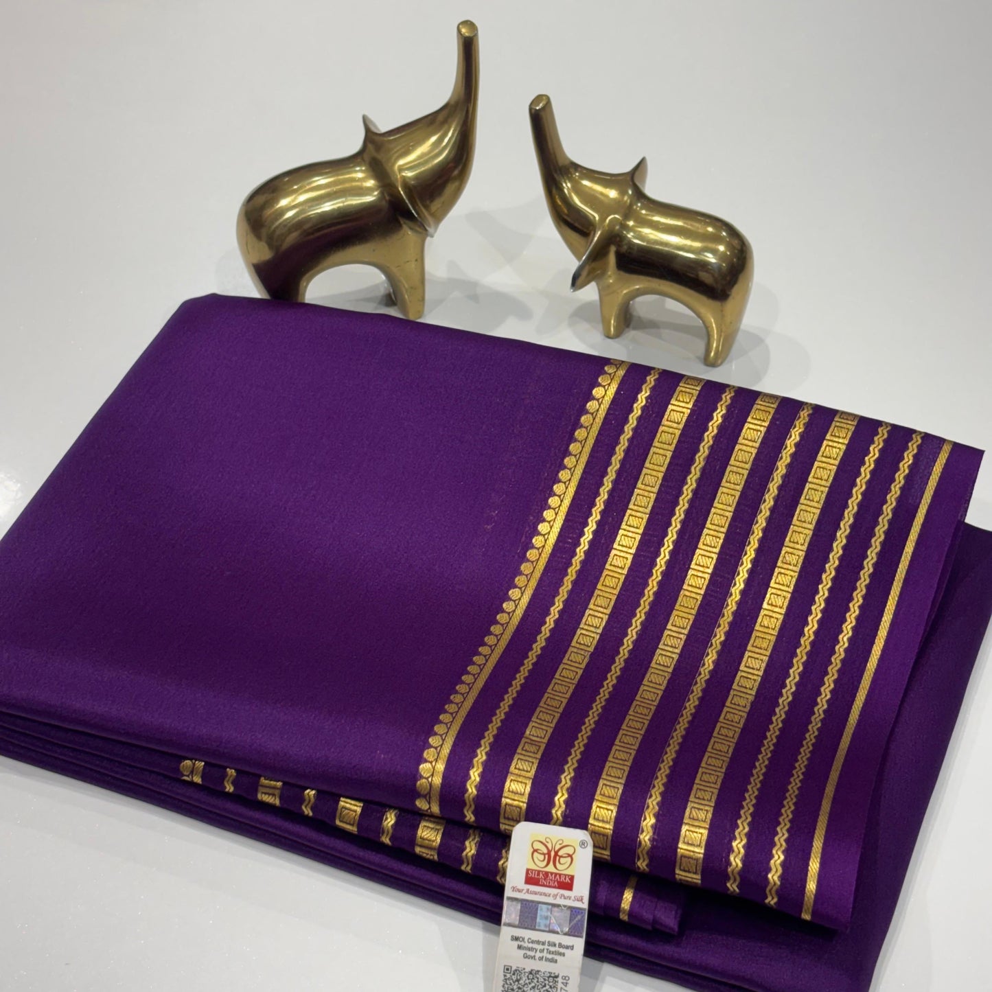 Pure Mysore Crepe Silk Saree