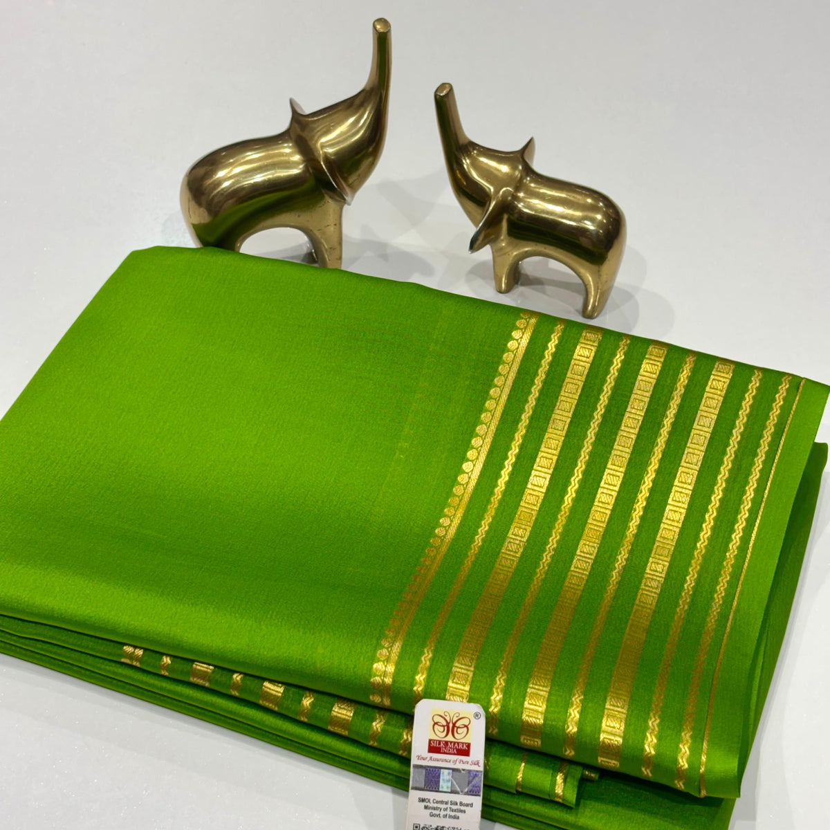 Pure Mysore Crepe Silk Saree