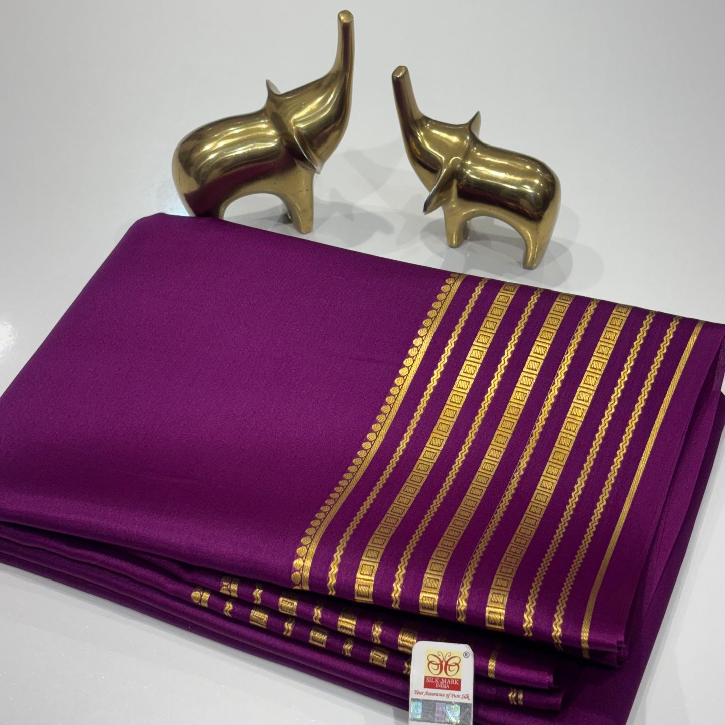 Pure Mysore Crepe Silk Saree