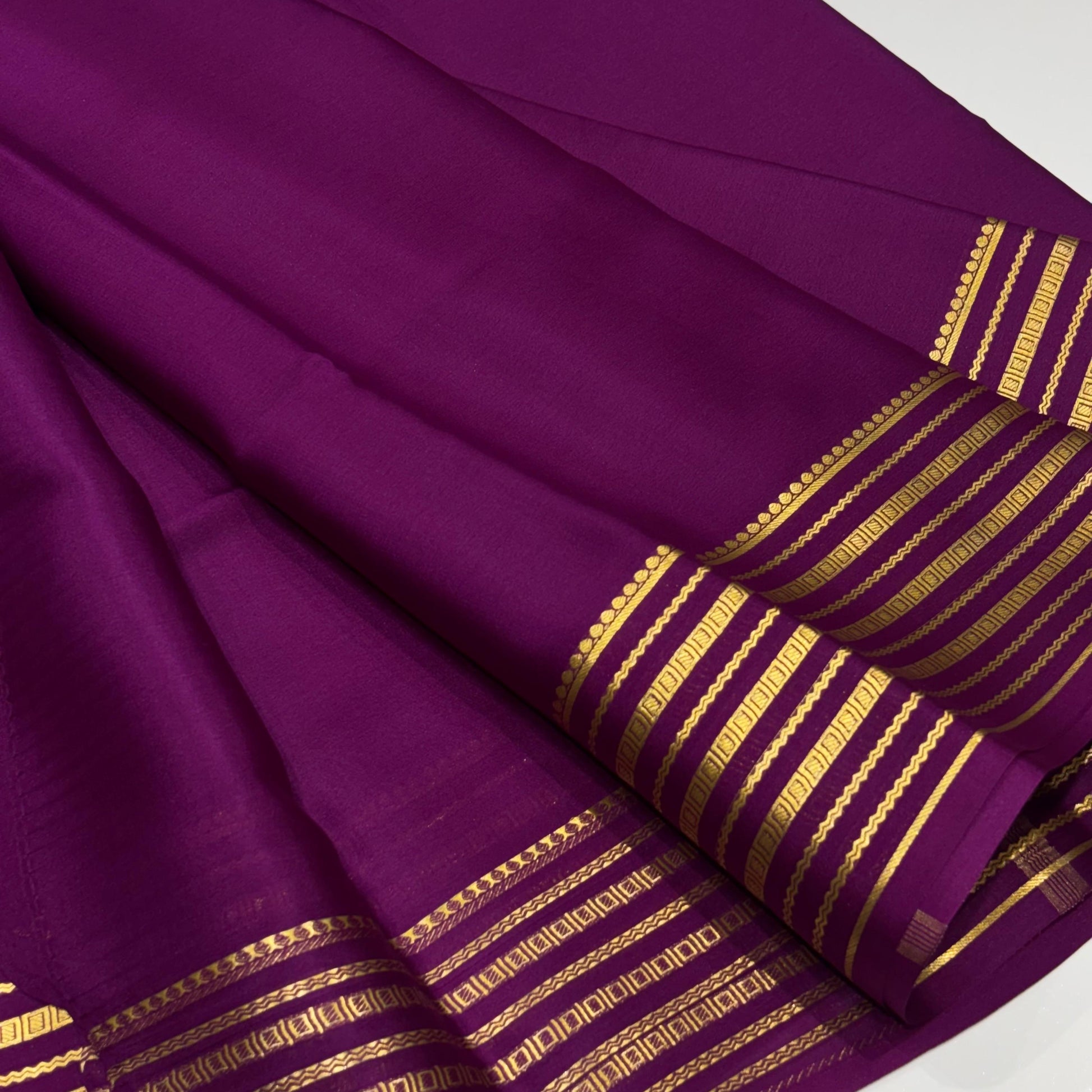 Pure Mysore Crepe Silk Saree