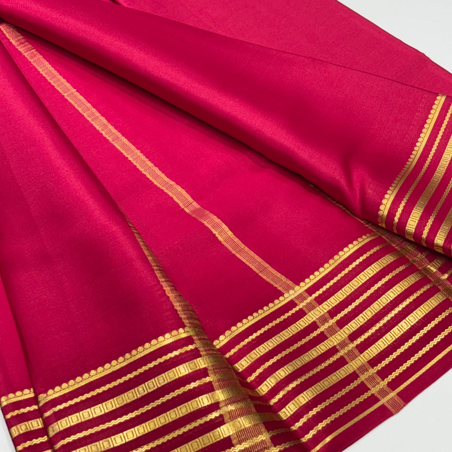 Pure Mysore Crepe Silk Saree