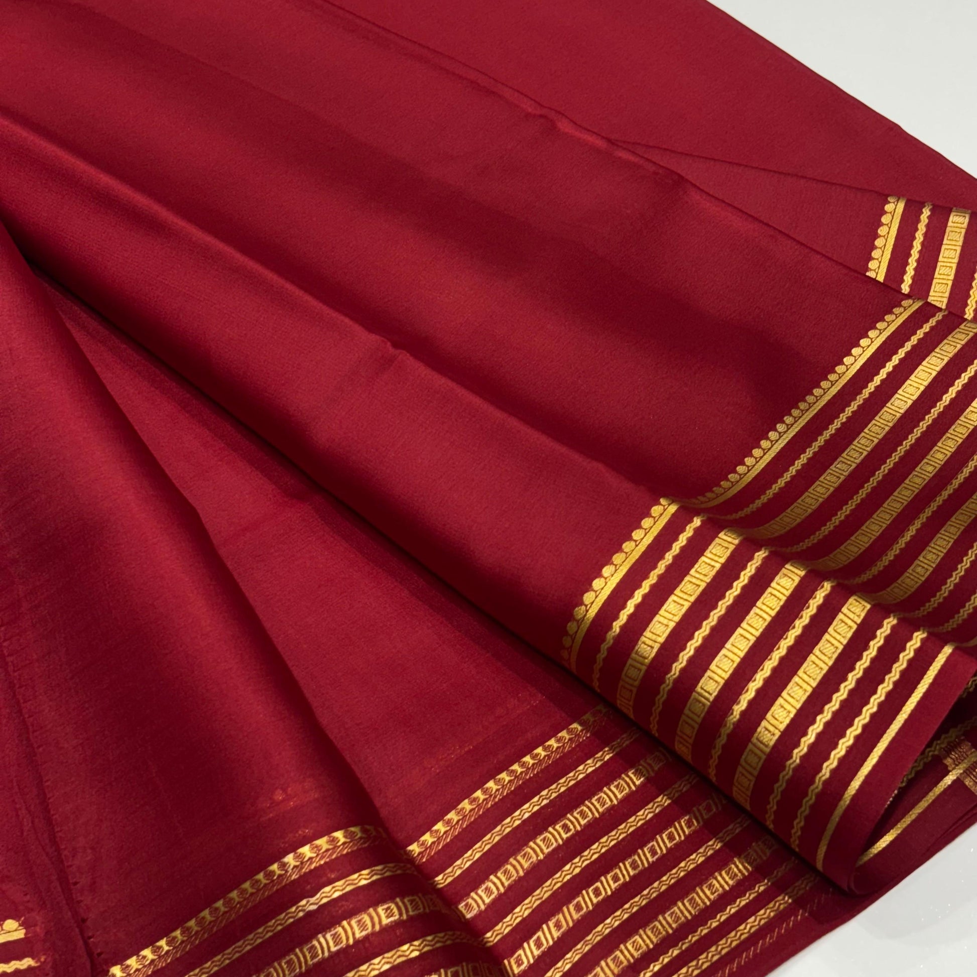 Pure Mysore Crepe Silk Saree