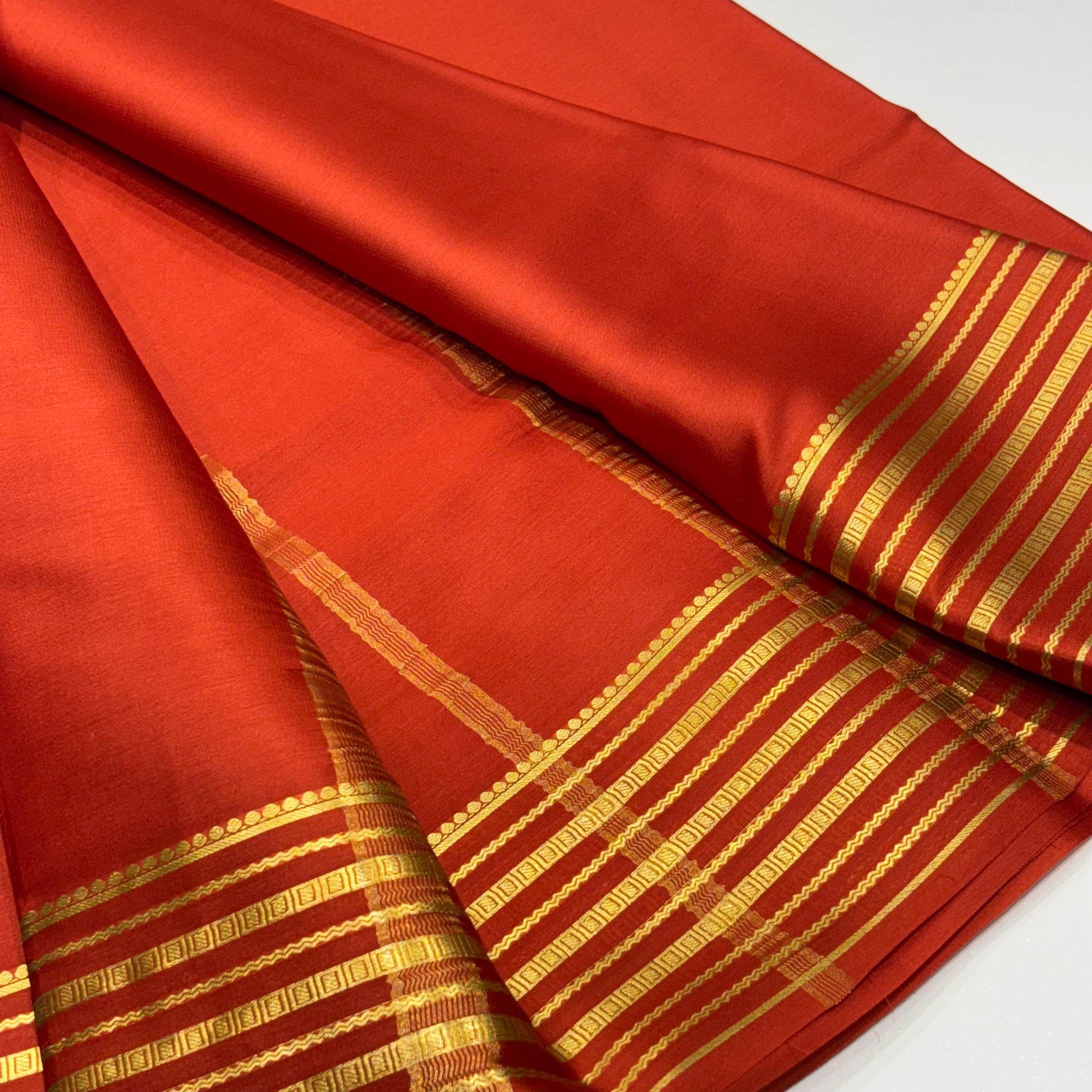 Pure Mysore Crepe Silk Saree