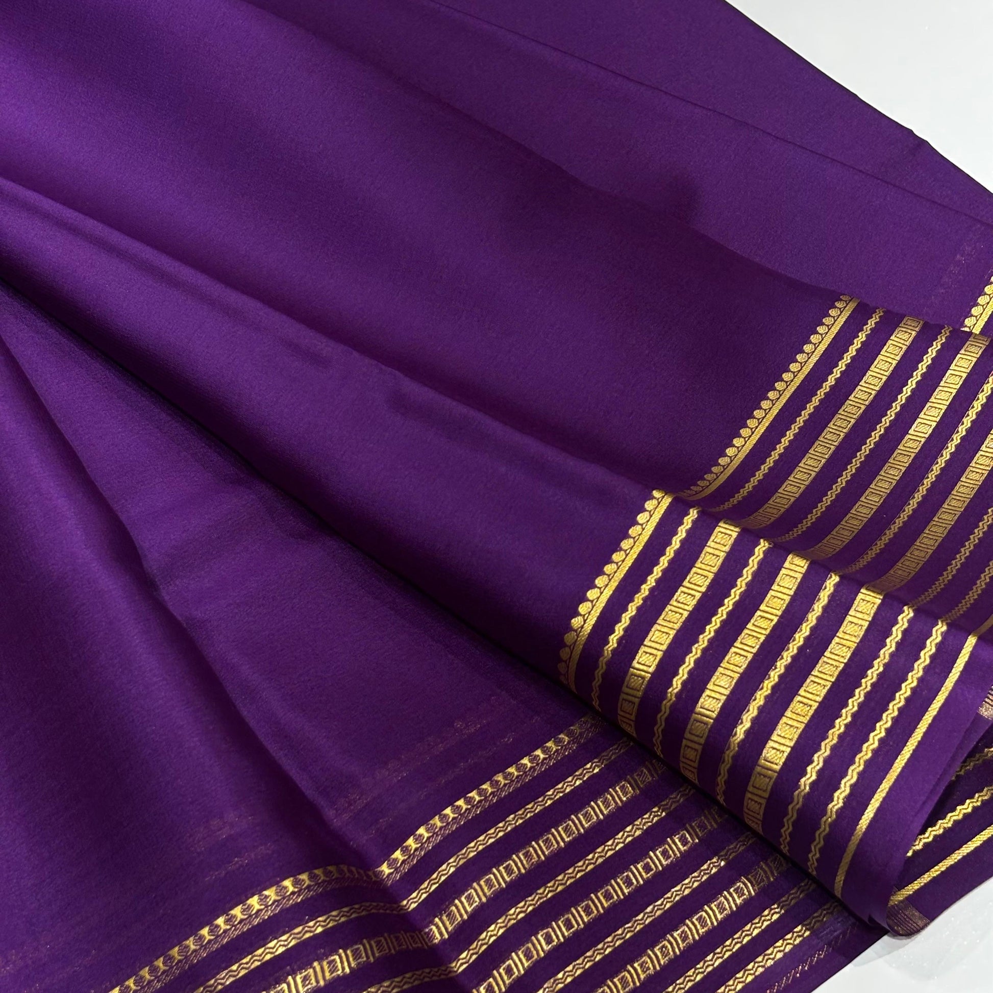 Pure Mysore Crepe Silk Saree