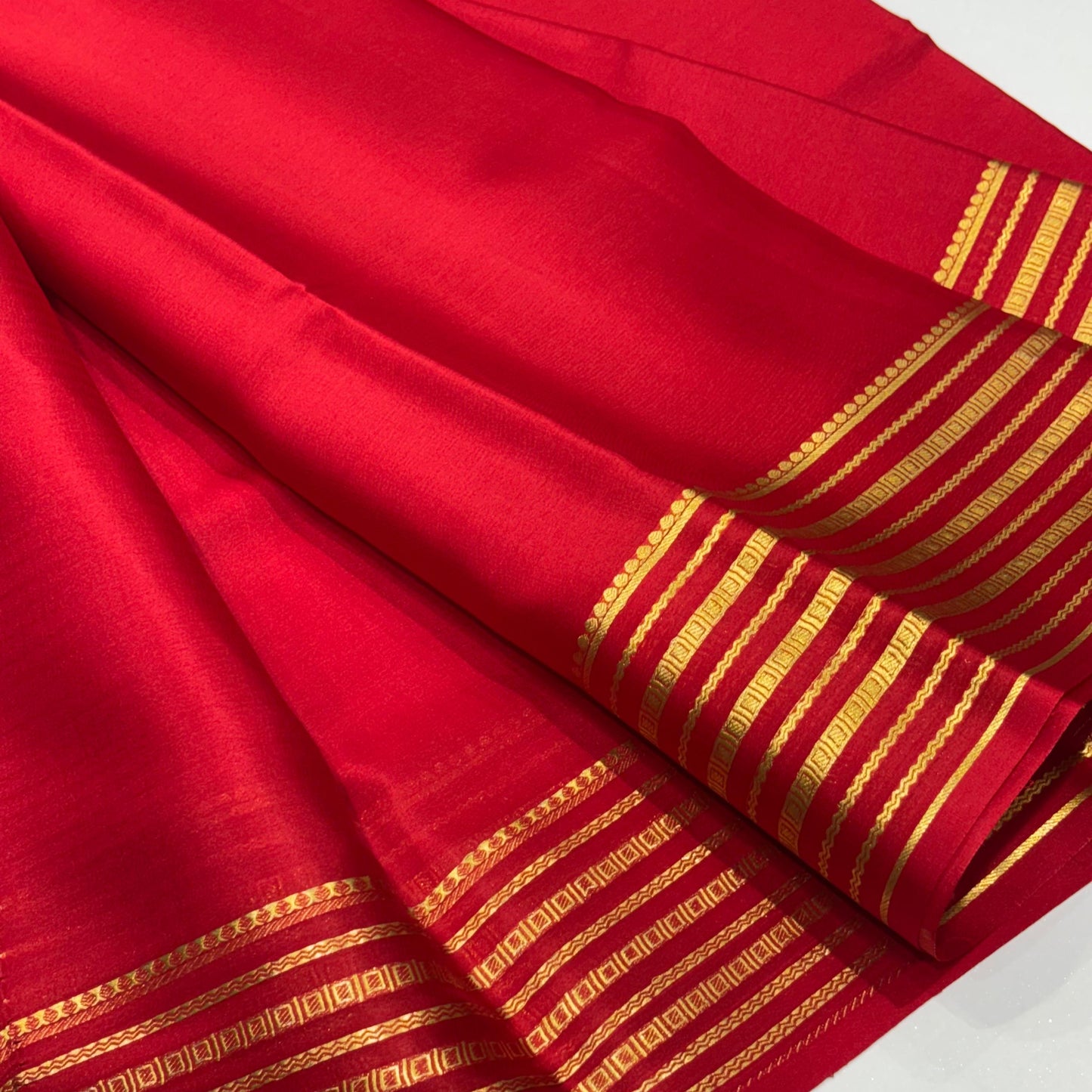 Pure Mysore Crepe Silk Saree