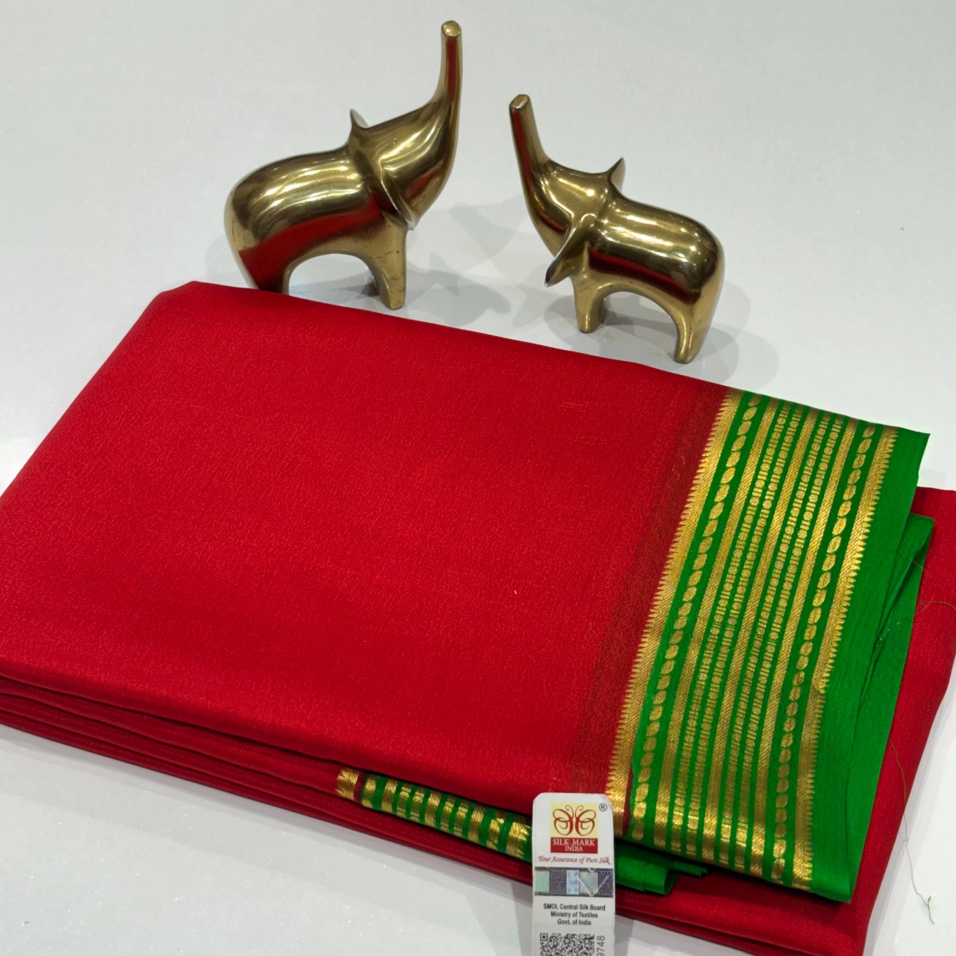 Pure Mysore Crepe Silk Saree