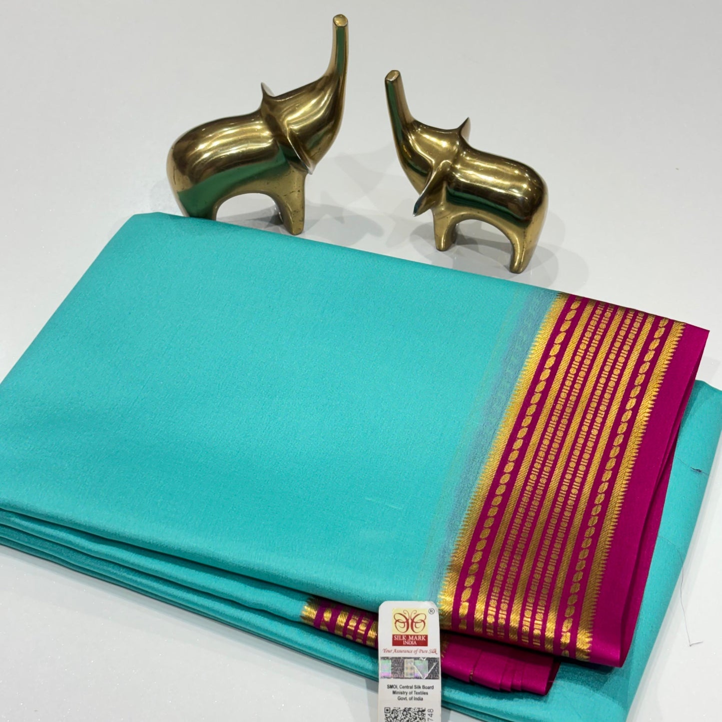 Pure Mysore Crepe Silk Saree