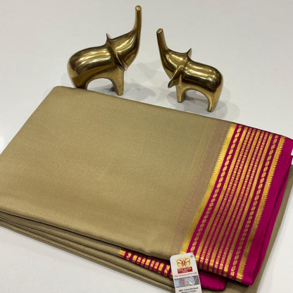 Pure Mysore Crepe Silk Saree