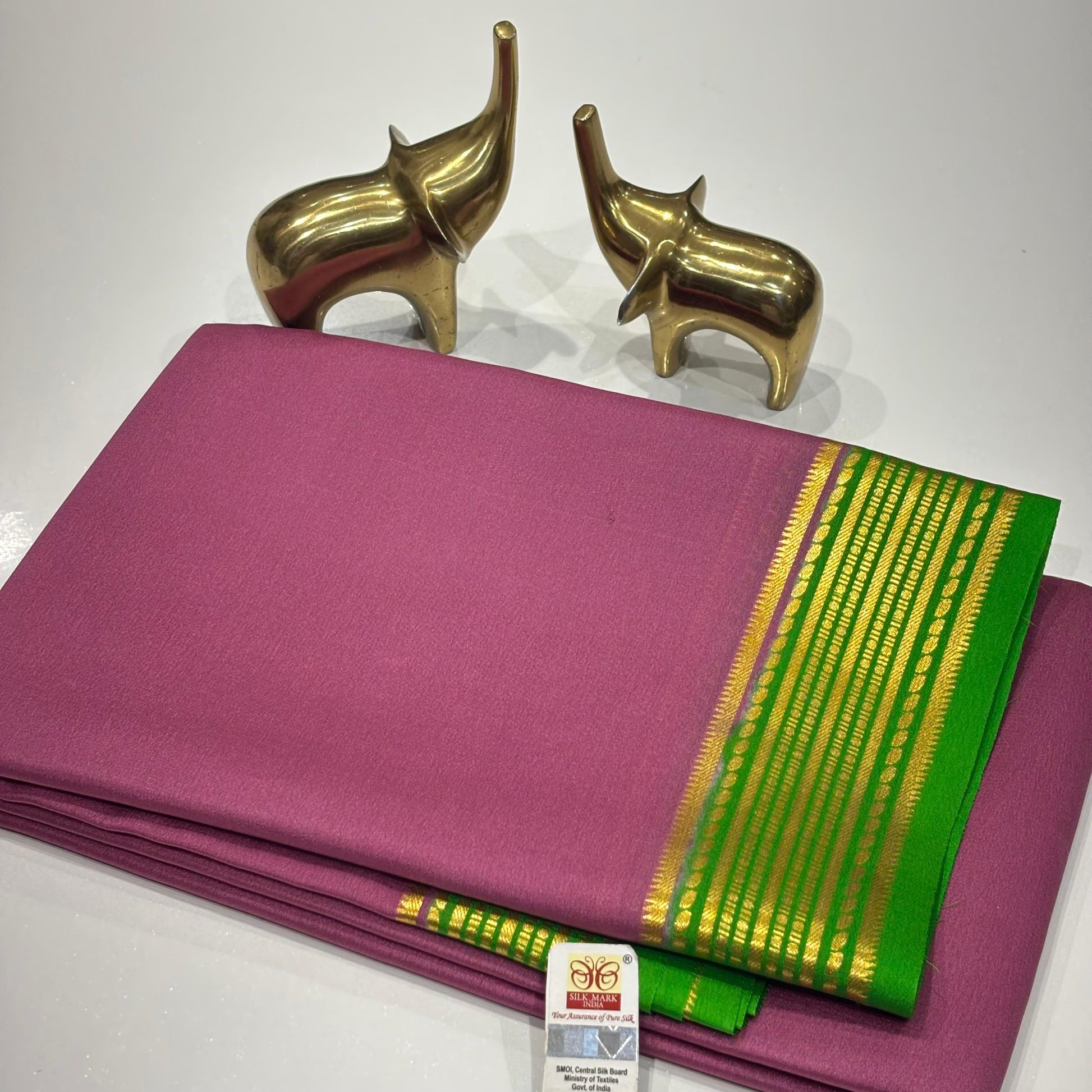 Pure Mysore Crepe Silk Saree