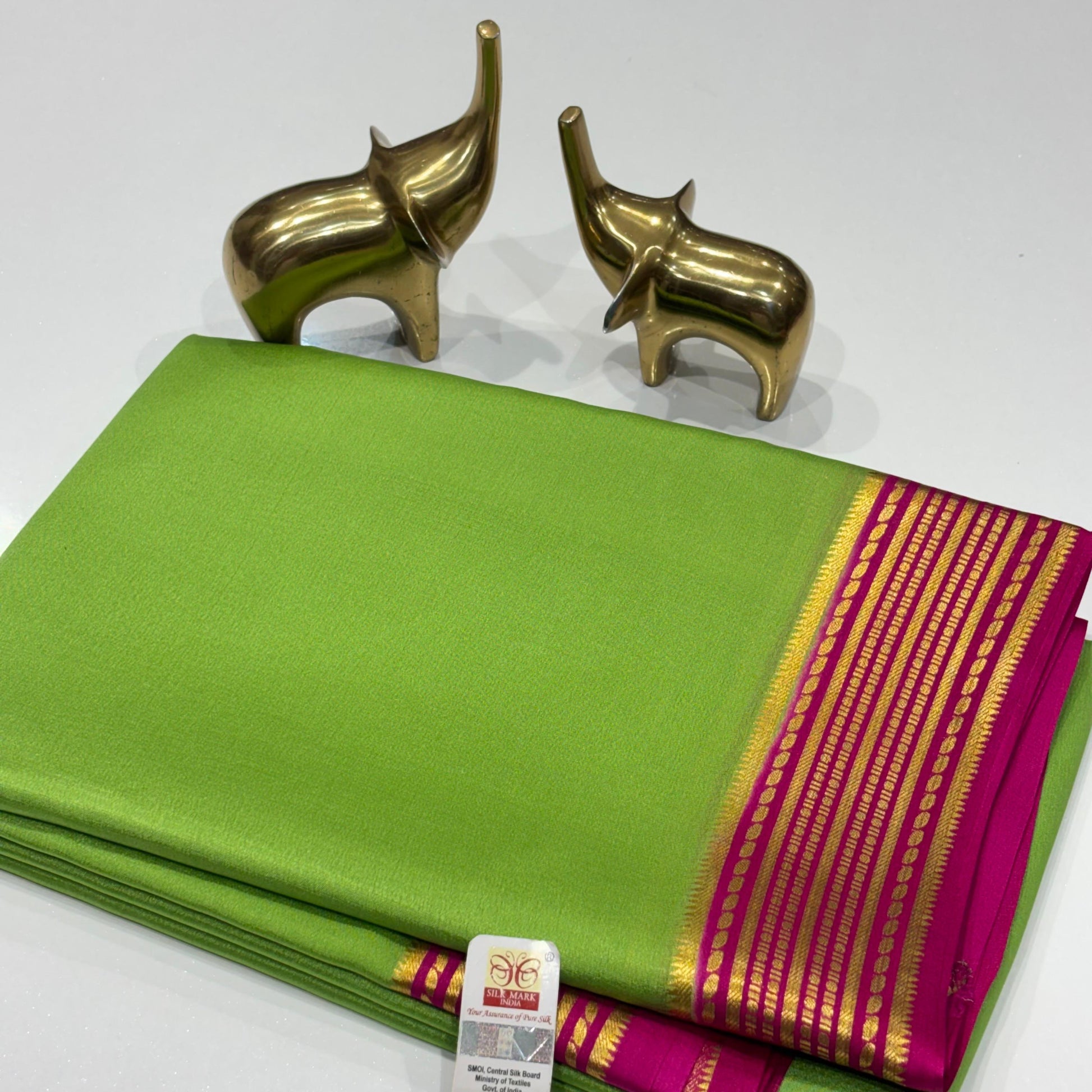 Pure Mysore Crepe Silk Saree