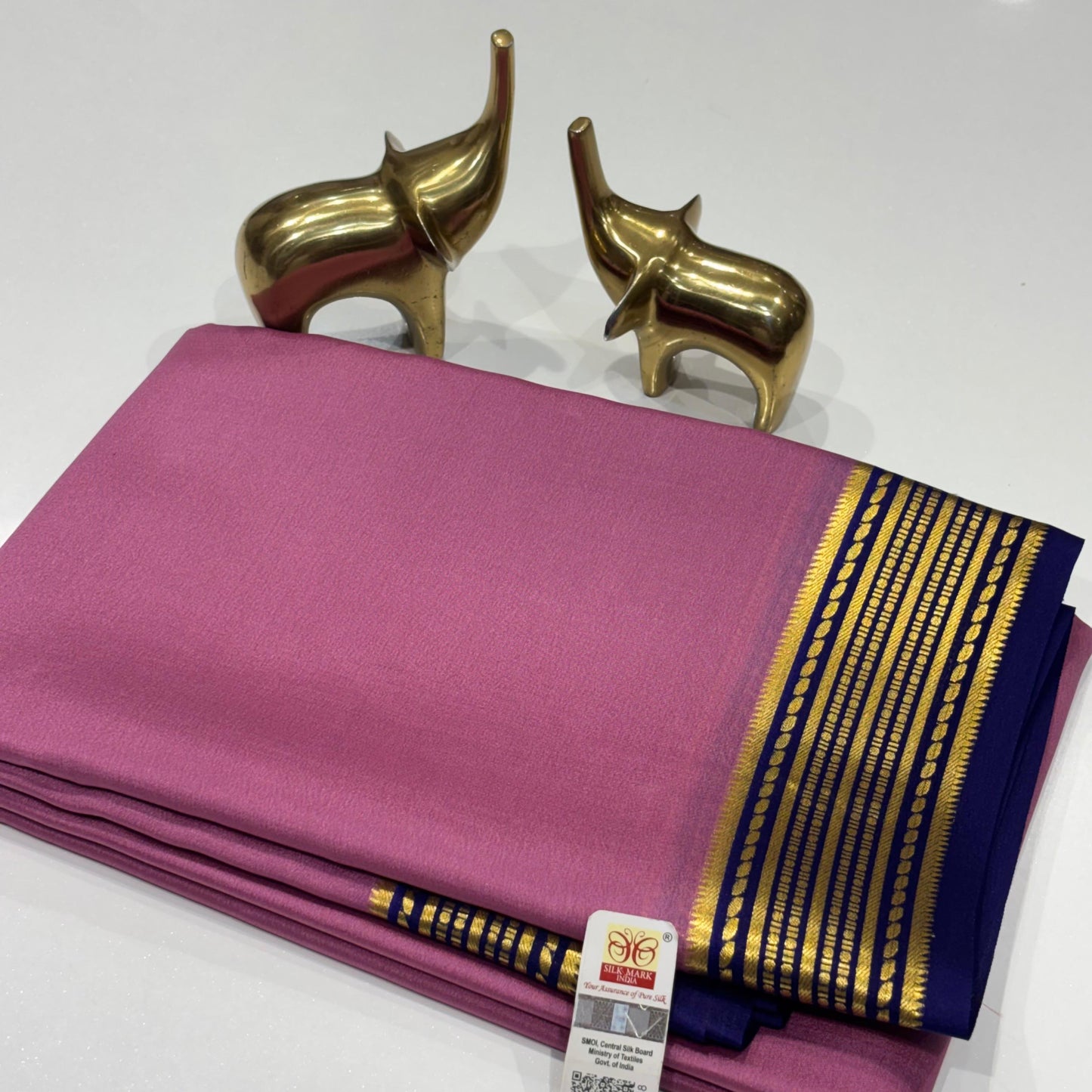 Pure Mysore Crepe Silk Saree