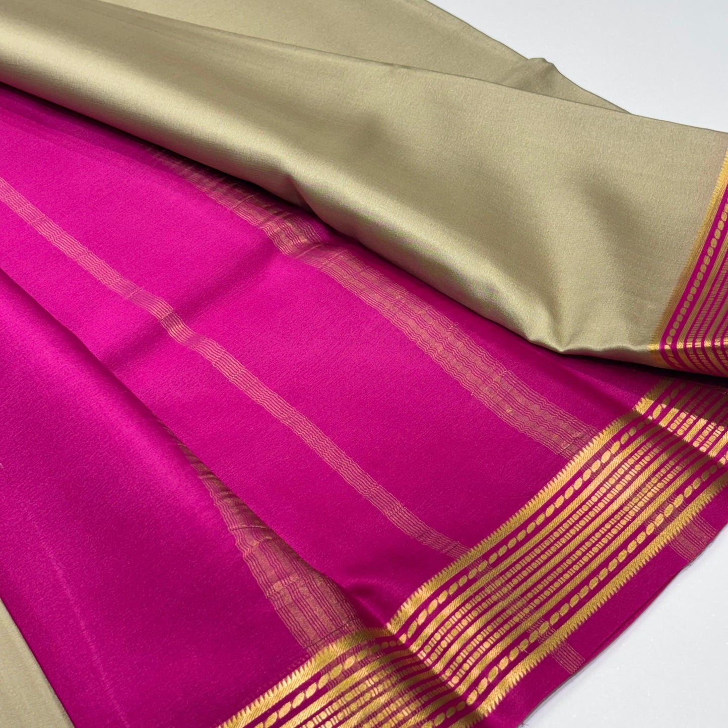 Pure Mysore Crepe Silk Saree