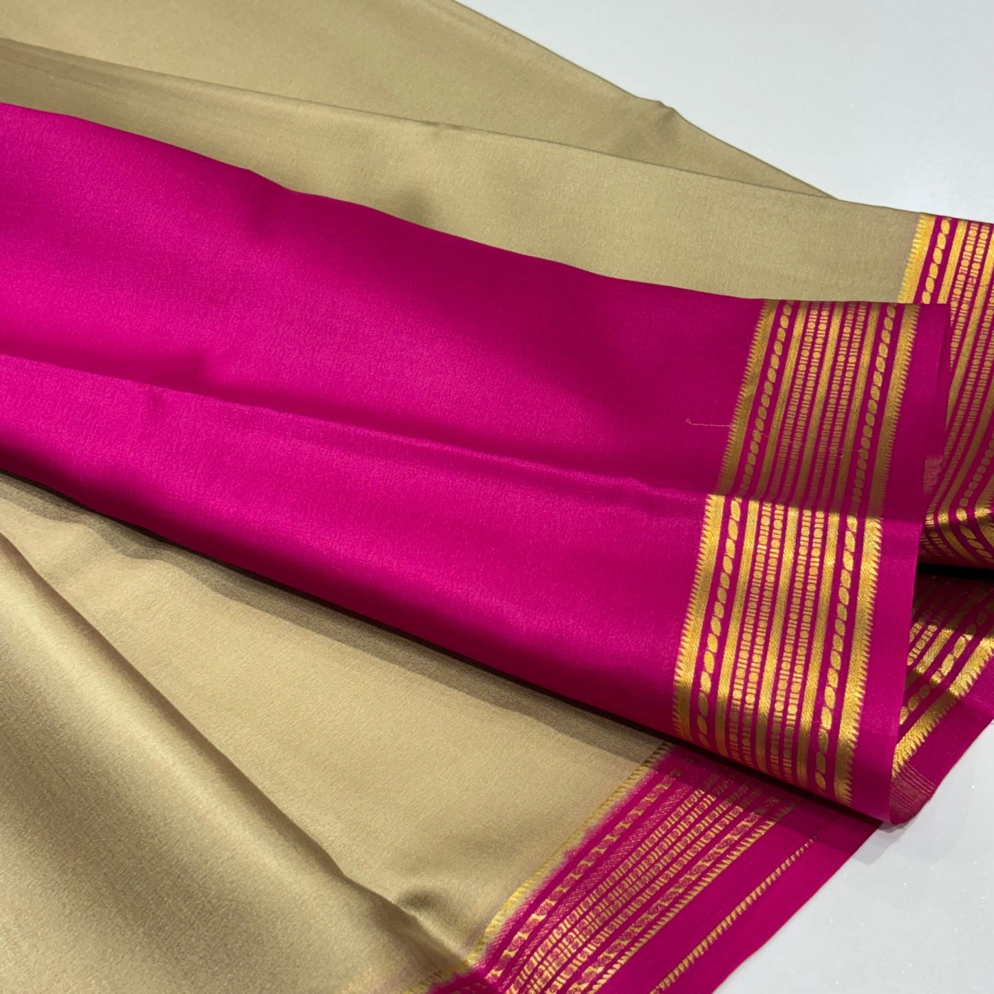Pure Mysore Crepe Silk Saree