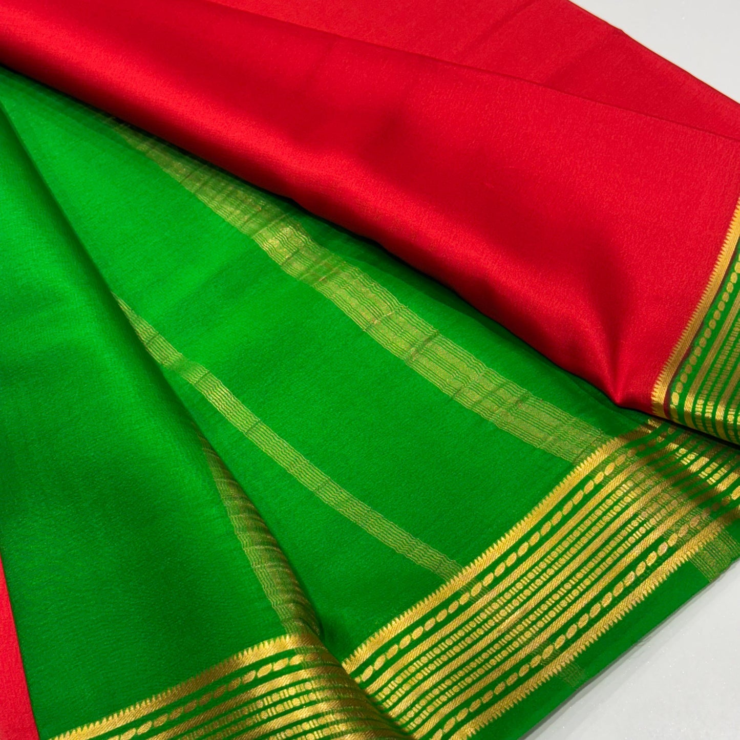 Pure Mysore Crepe Silk Saree