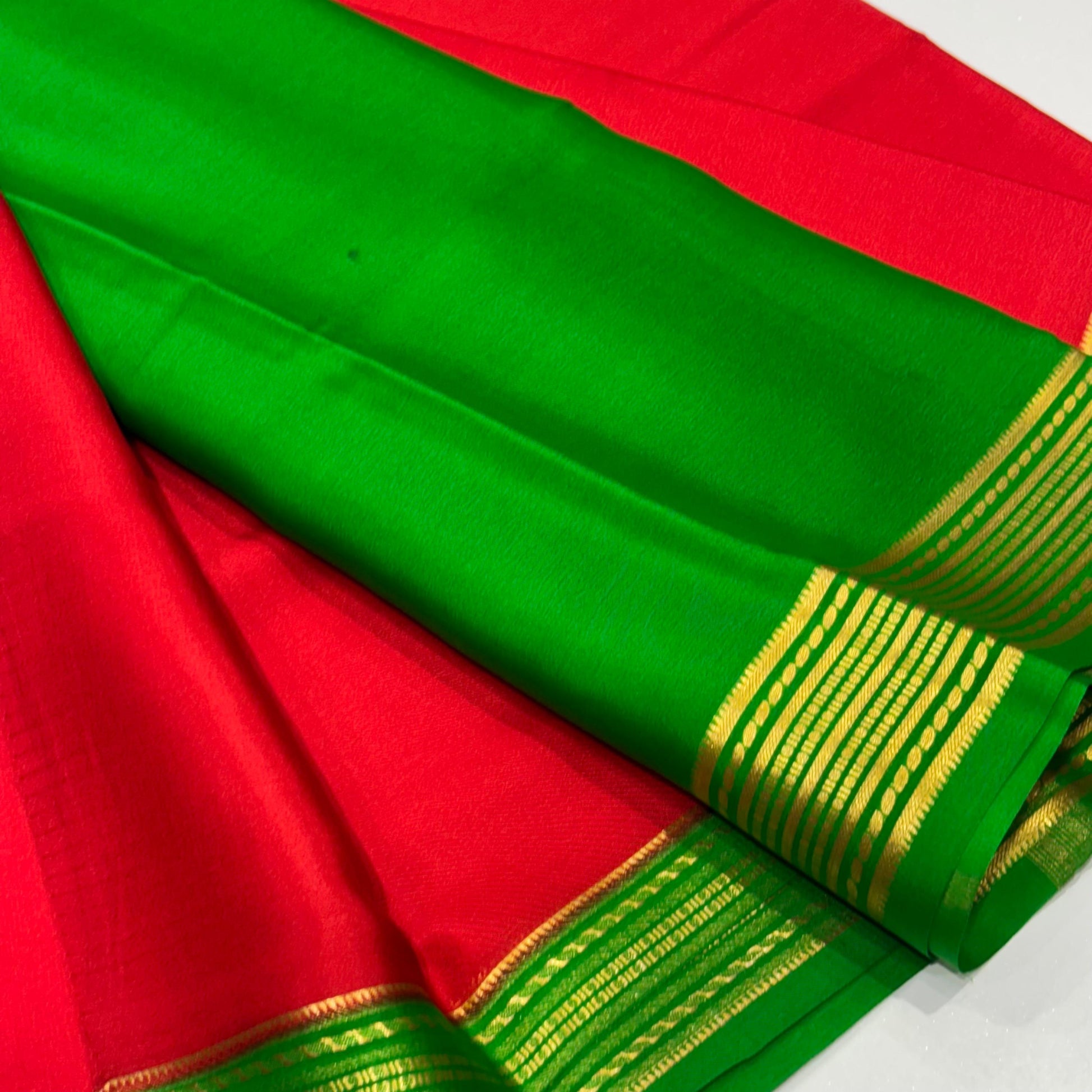 Pure Mysore Crepe Silk Saree