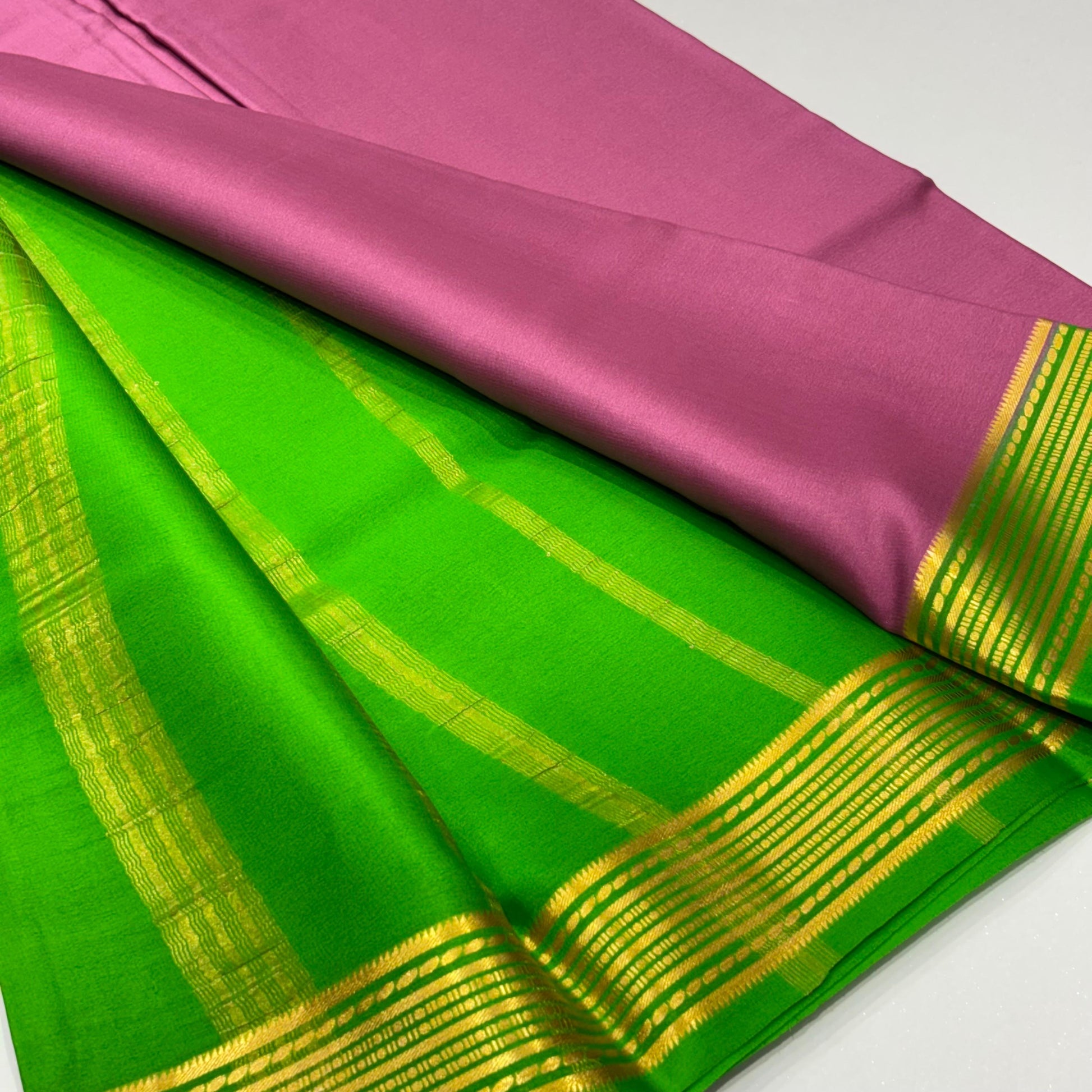 Pure Mysore Crepe Silk Saree