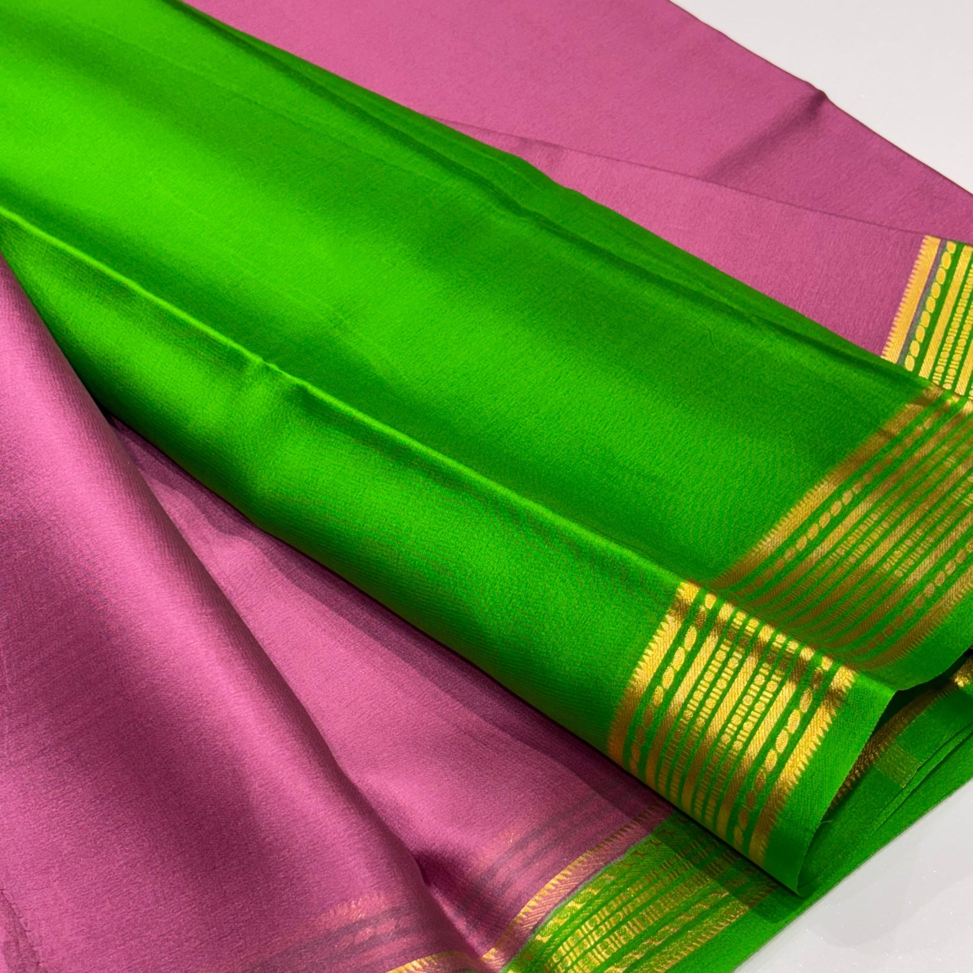 Pure Mysore Crepe Silk Saree