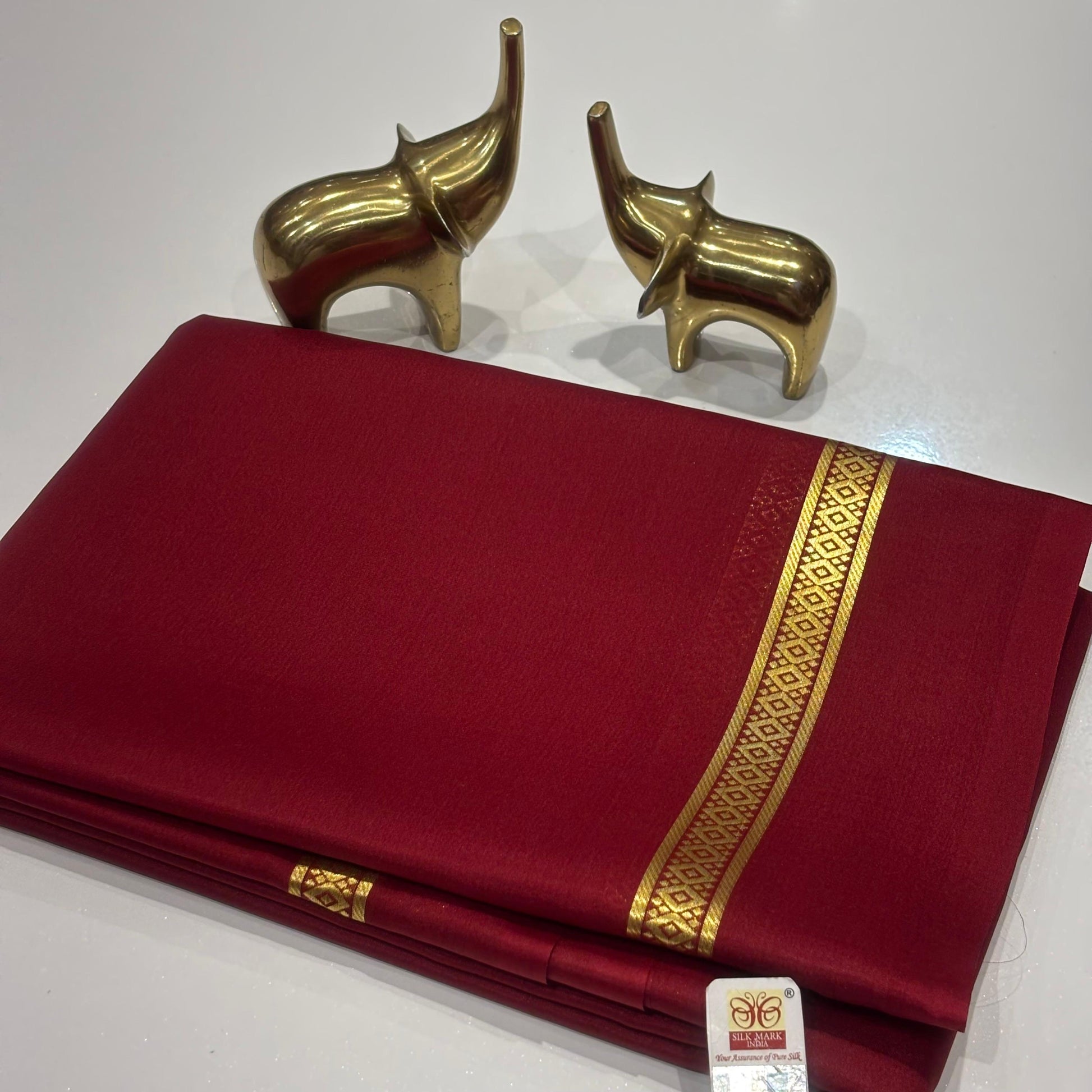 Pure Mysore Crepe Silk Saree