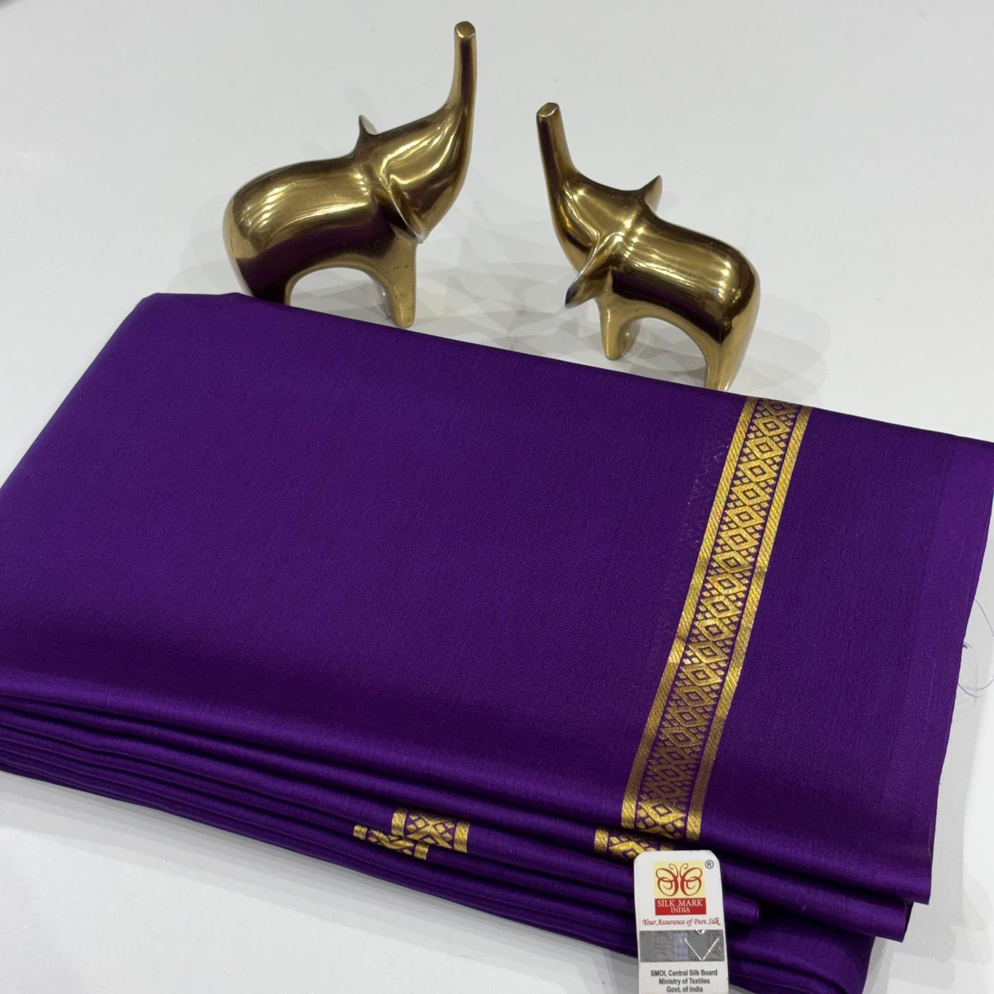 Pure Mysore Crepe Silk Saree