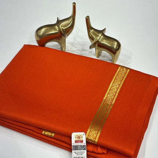 Pure Mysore Crepe Silk Saree