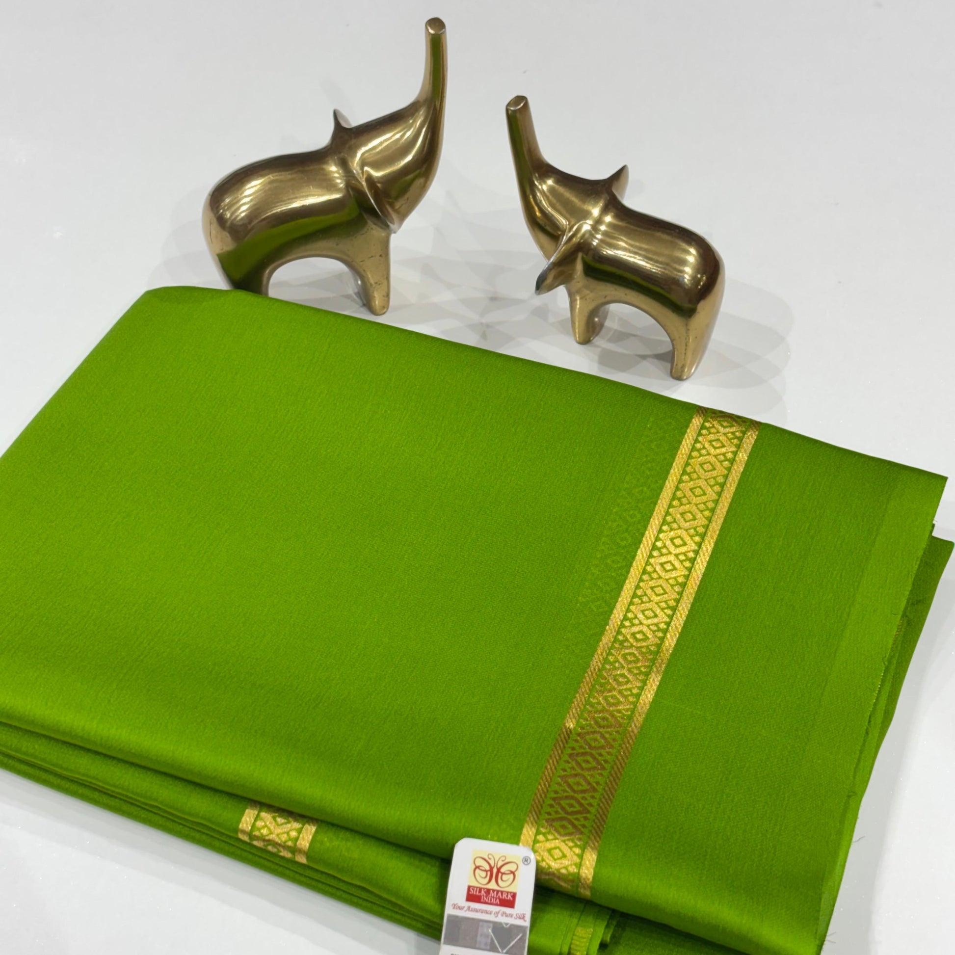Pure Mysore Crepe Silk Saree