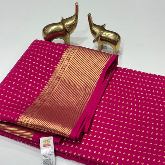 Pure Mysore Crepe Silk Saree