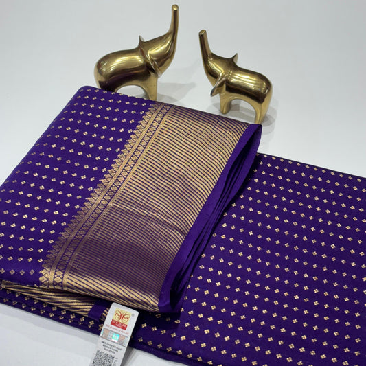 Pure Mysore Crepe Silk Saree