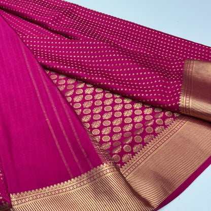 Pure Mysore Crepe Silk Saree