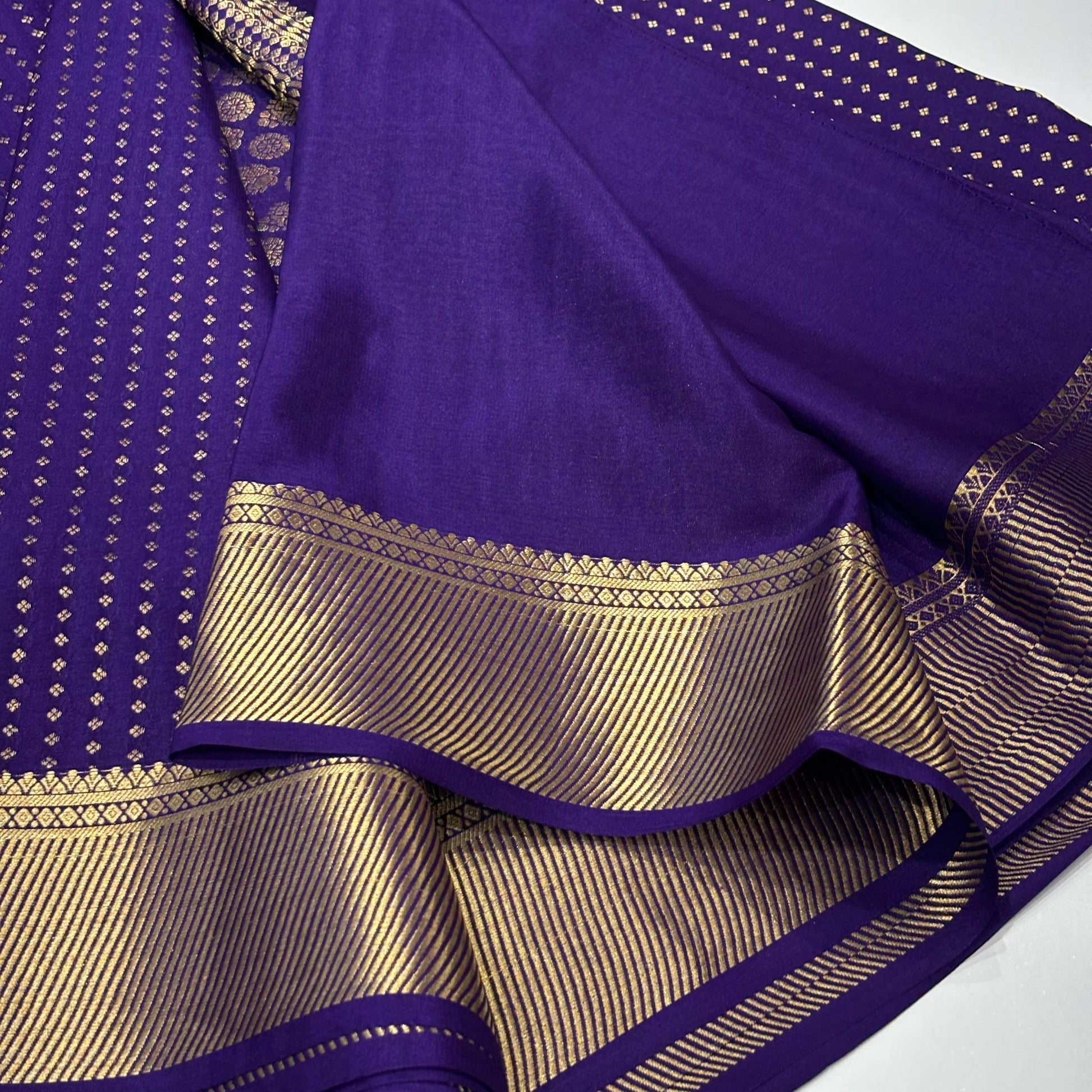 Pure Mysore Crepe Silk Saree
