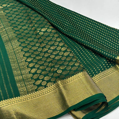 Pure Mysore Crepe Silk Saree