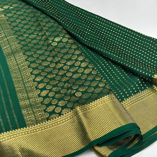 Pure Mysore Crepe Silk Saree