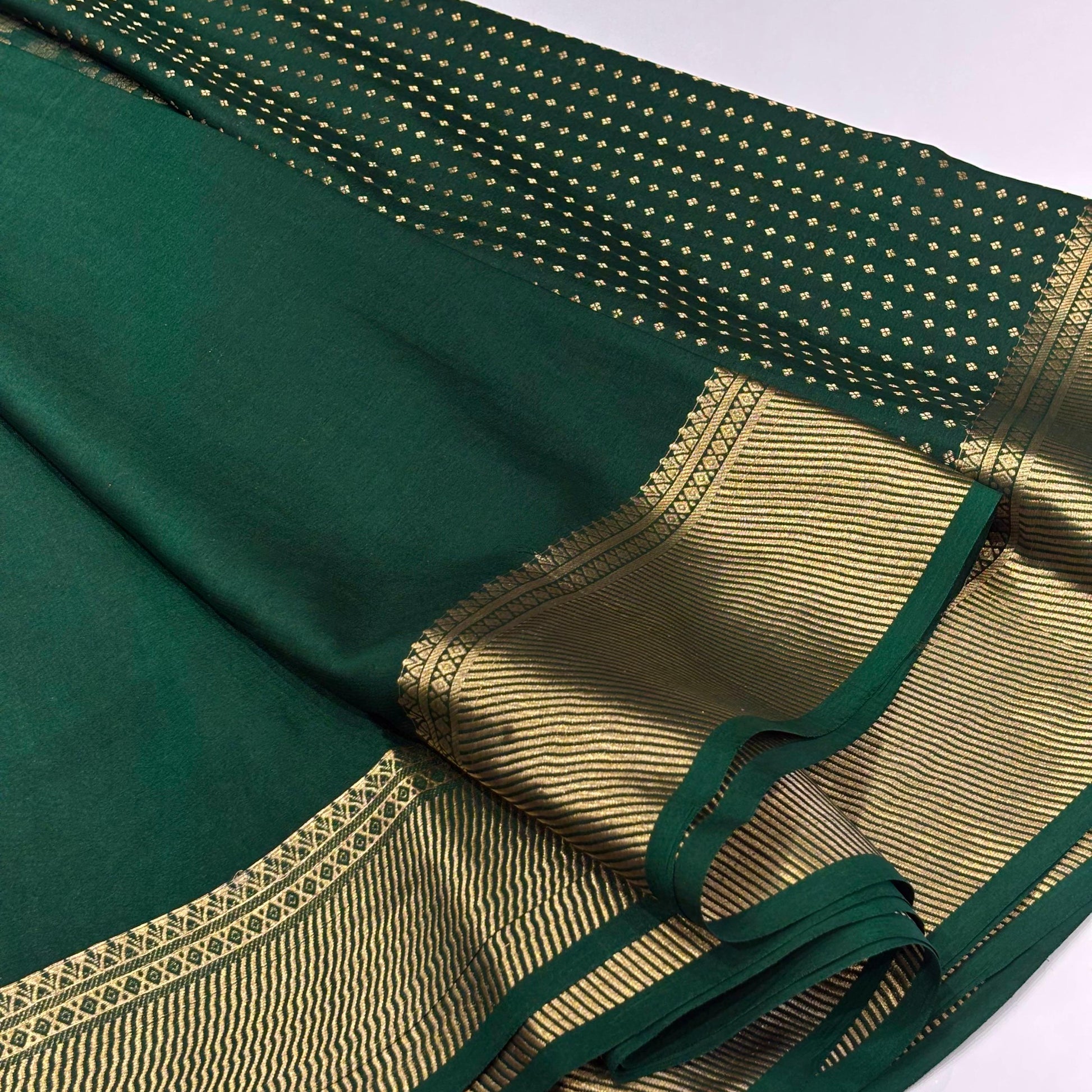 Pure Mysore Crepe Silk Saree