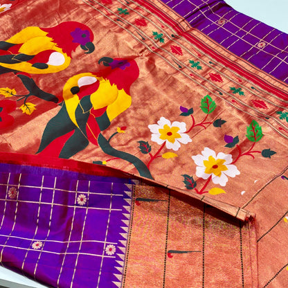 Pure Paithani Silk Saree