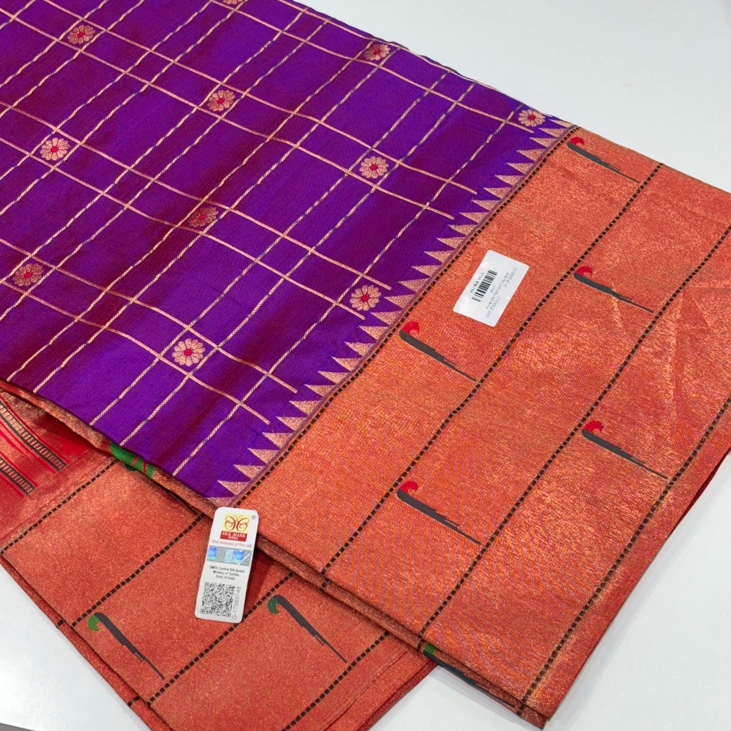Pure Paithani Silk Saree