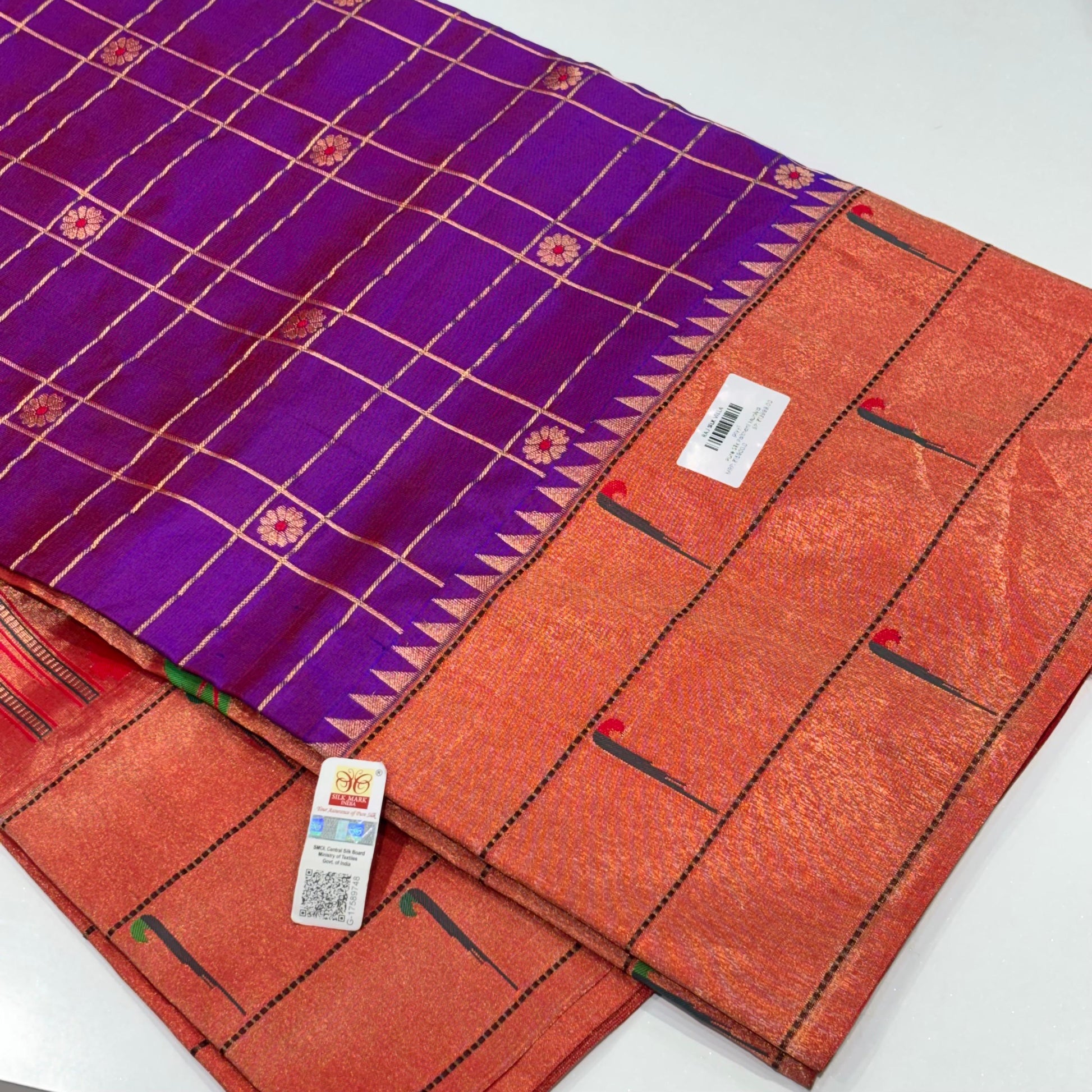Pure Paithani Silk Saree