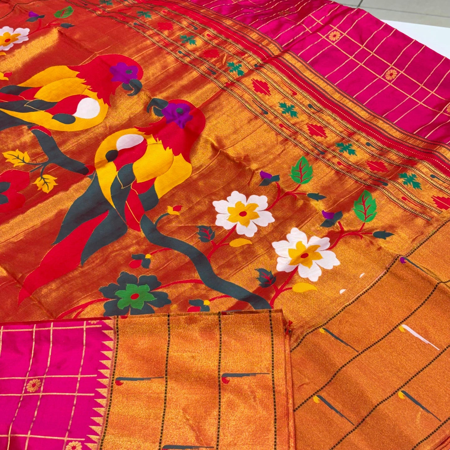 Pure Paithani Silk Saree