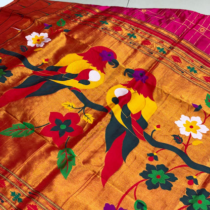Pure Paithani Silk Saree