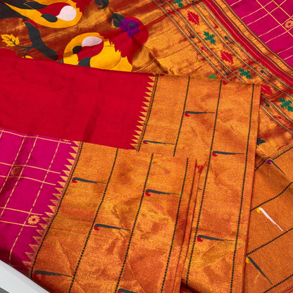 Pure Paithani Silk Saree