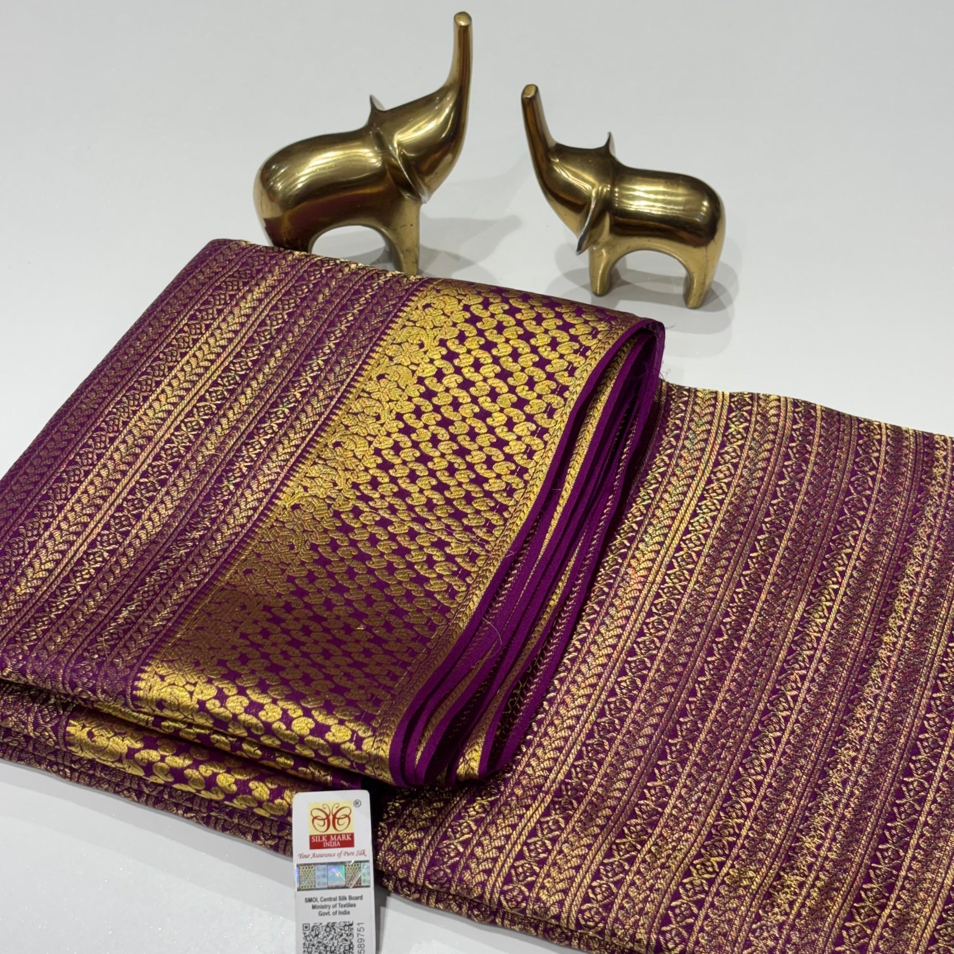 Brocade Pure Mysore Silk Saree