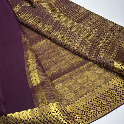 Brocade Pure Mysore Silk Saree